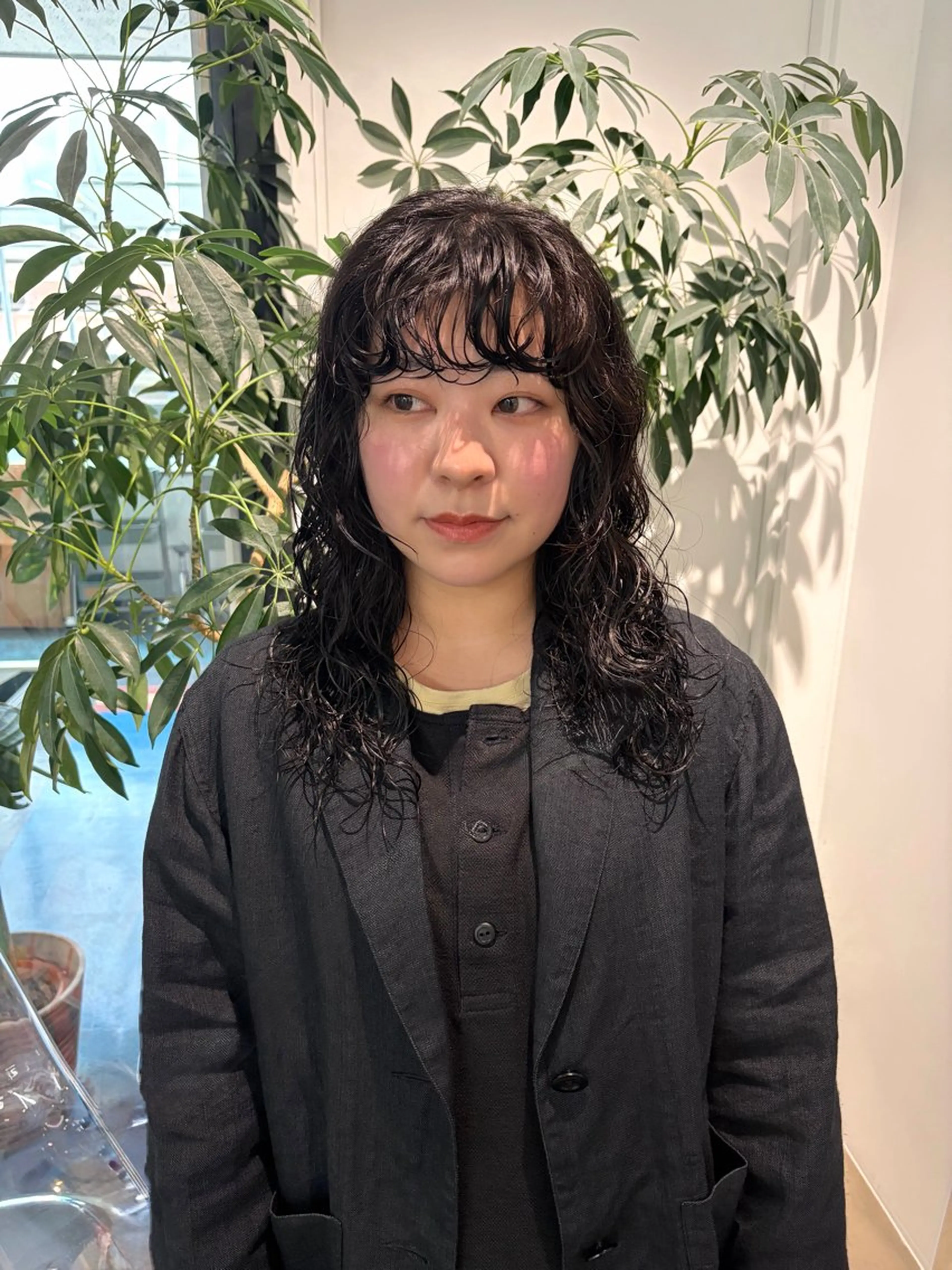 セミロング パーマ パーマ Nico☺︎🎀YU パーマ/ブリーチのヘアスタイル