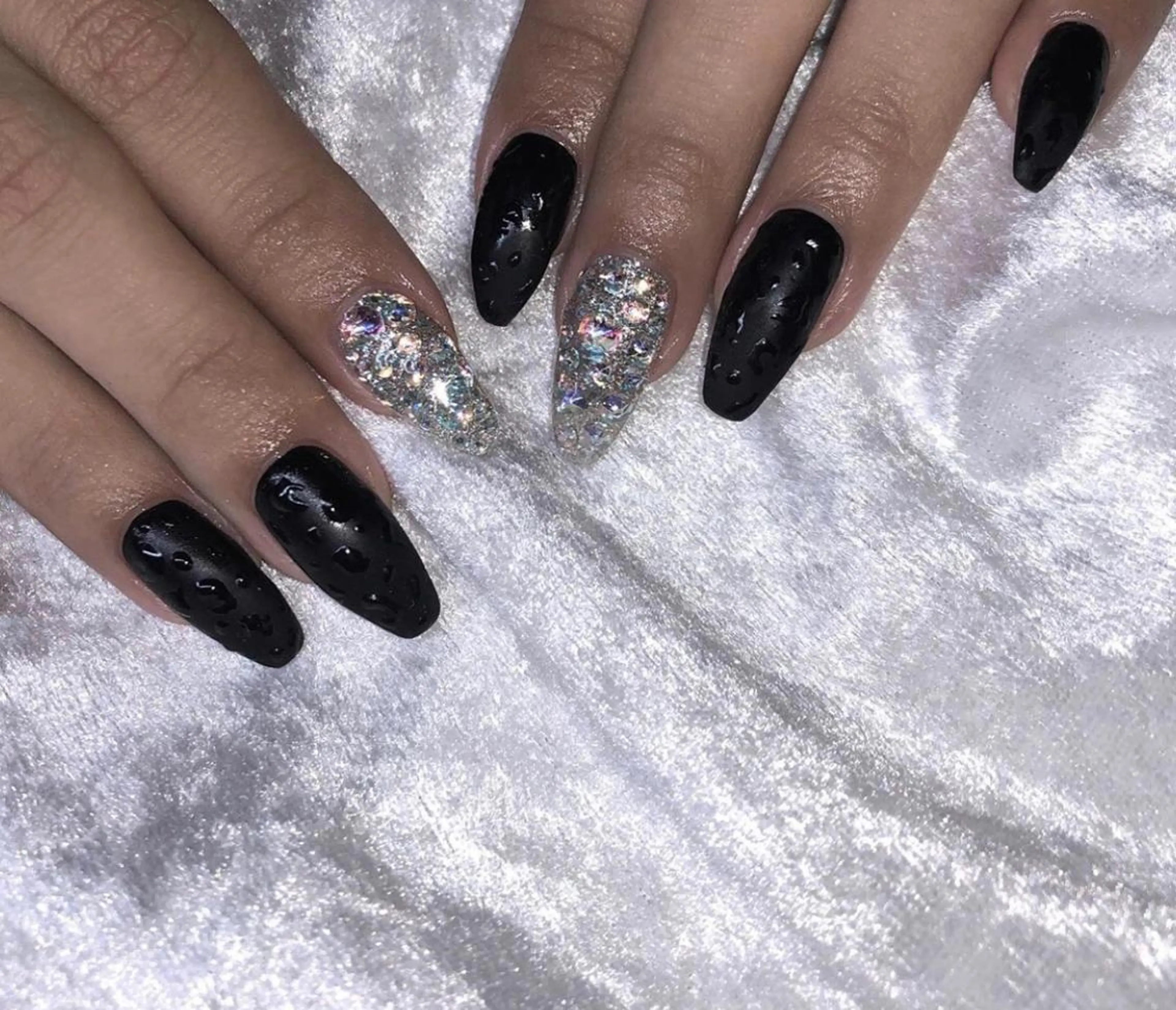 ネイル クリアネイル マットネイル パラあり！フィルイン 美フォルムのネイルデザイン