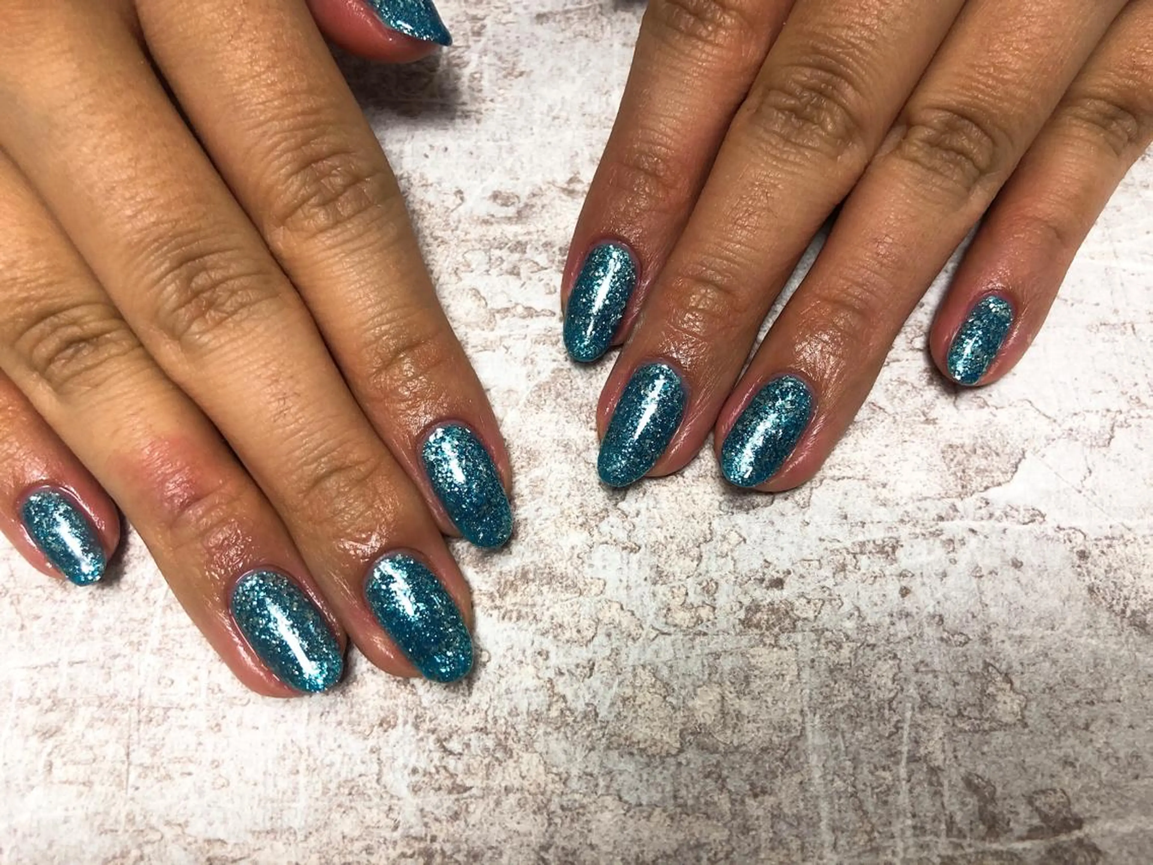 ネイル キラキラネイル ラメ(グリッター) ワンカラーネイル ハンドネイル mogunail &blowのネイルデザイン