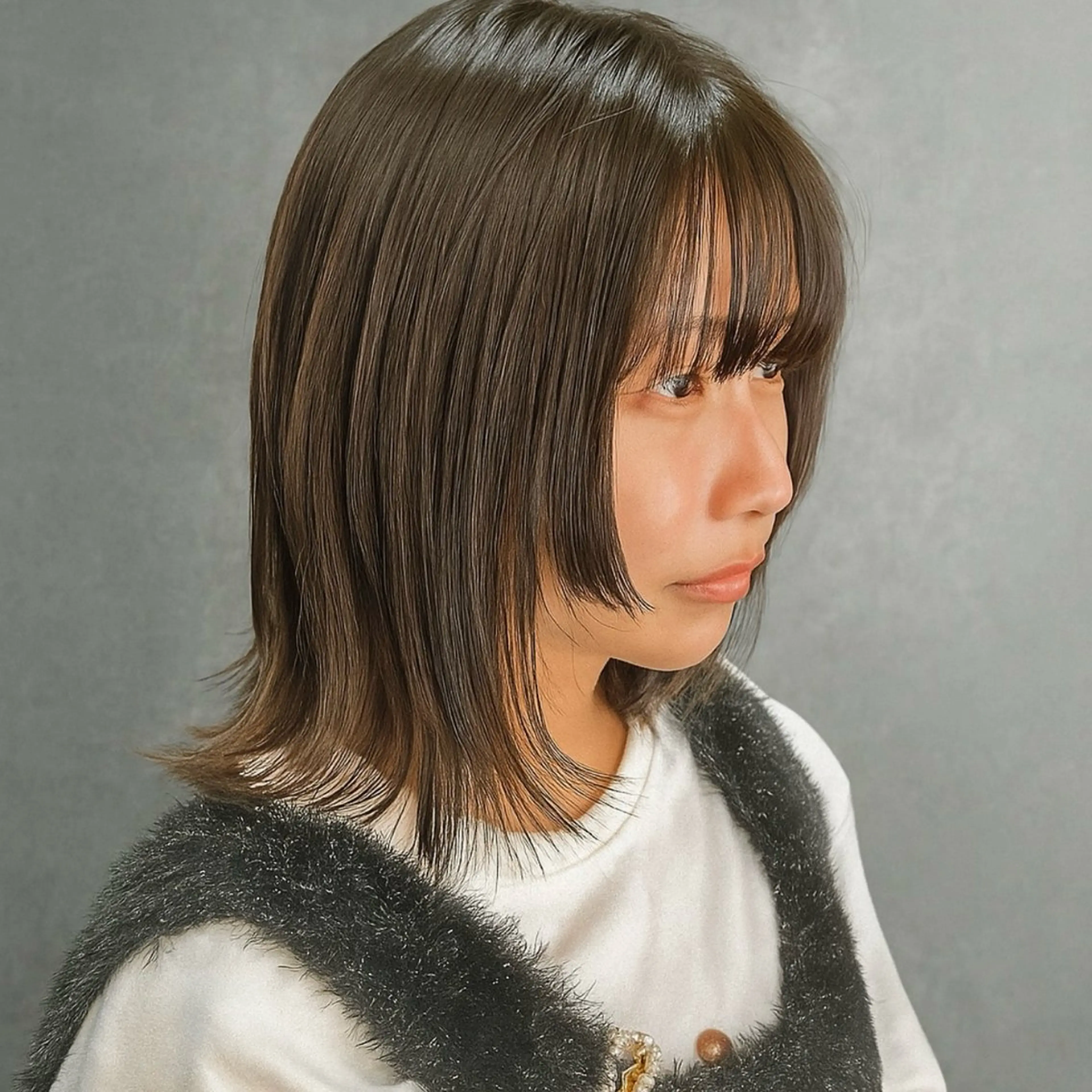 ショート カラー カット ヘアカラー トリートメント 【nui 茨木】 清水優のヘアスタイル