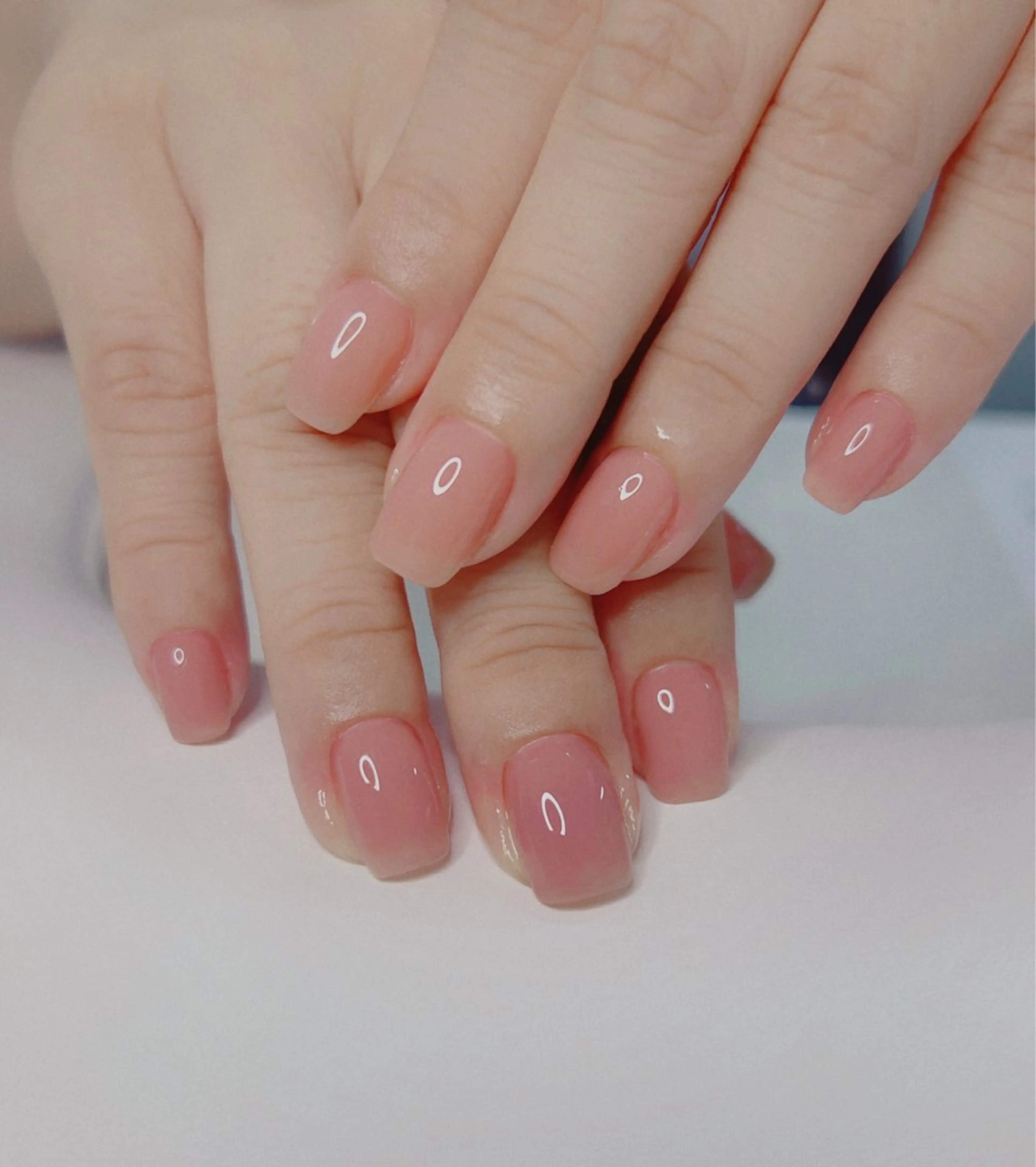 ネイル オーロラネイル 長さ出し フットネイル 韓国ネイル ラメ(グリッター) ハンドネイル 👍thumbs up nail👍のネイルデザイン