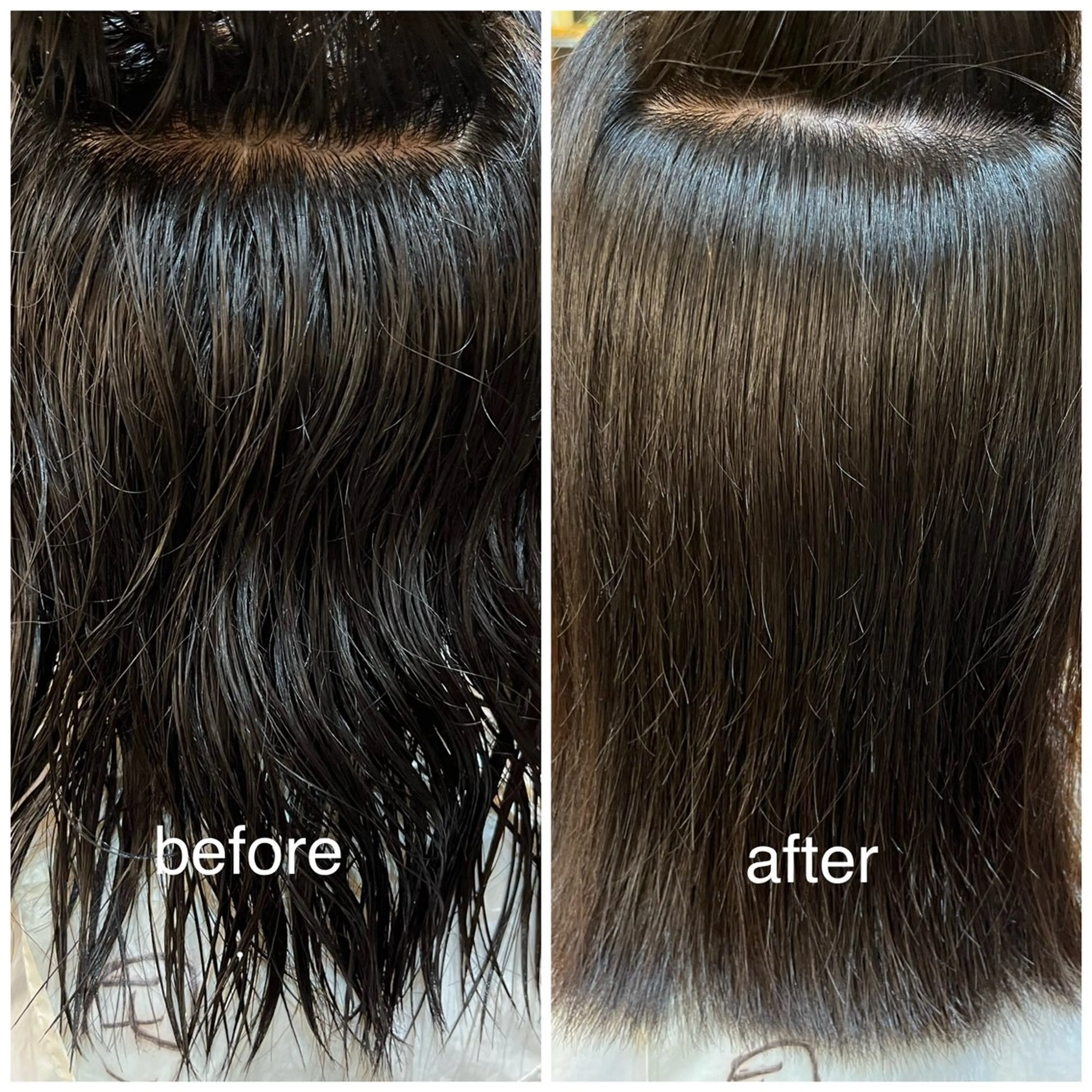 ミディアム 縮毛矯正 縮毛矯正 kahona/カラー /パーマ/銀座のヘアスタイル