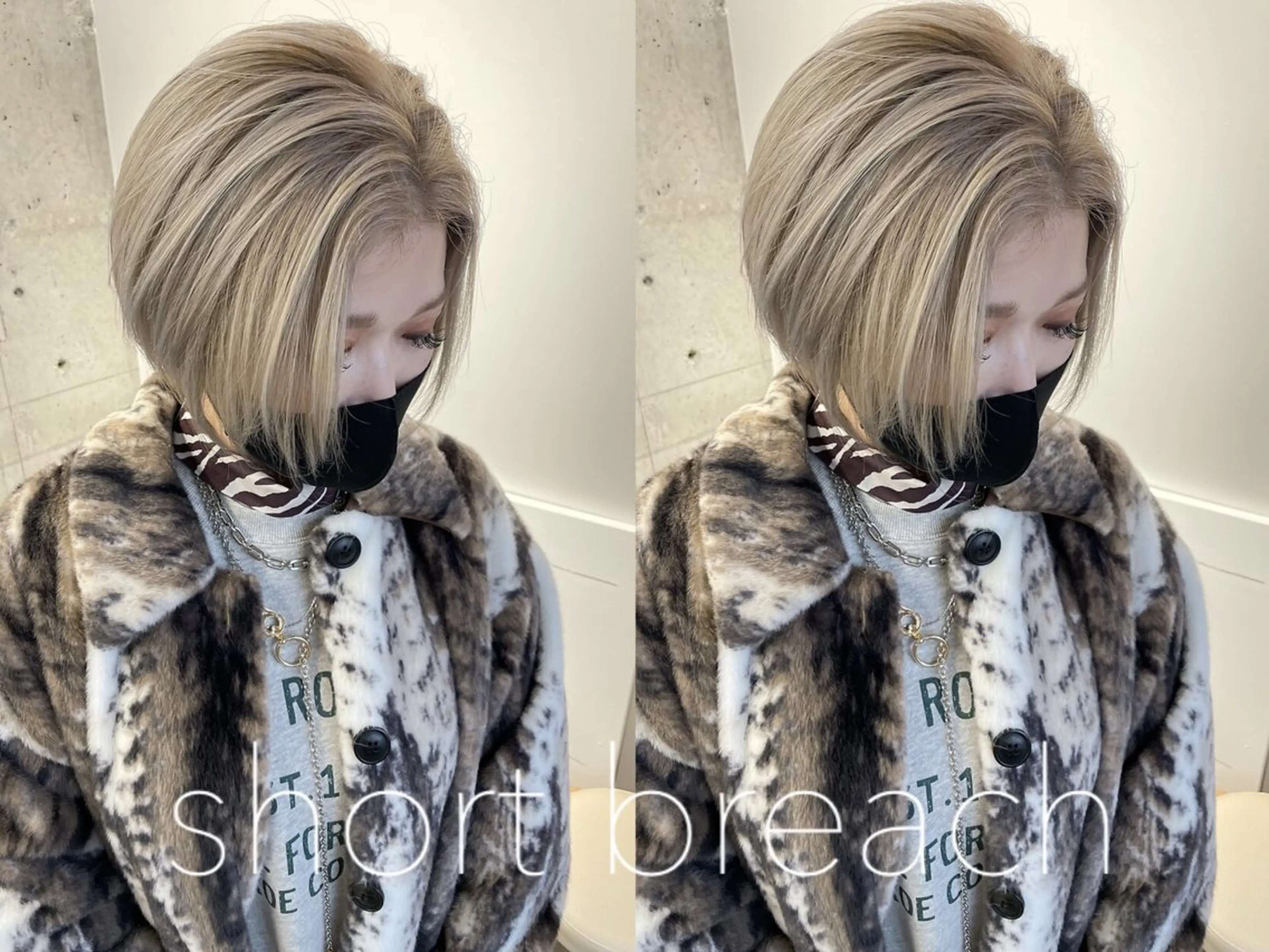 ショート カット ヘアカラー トリートメント mua 鳳のヘアスタイル