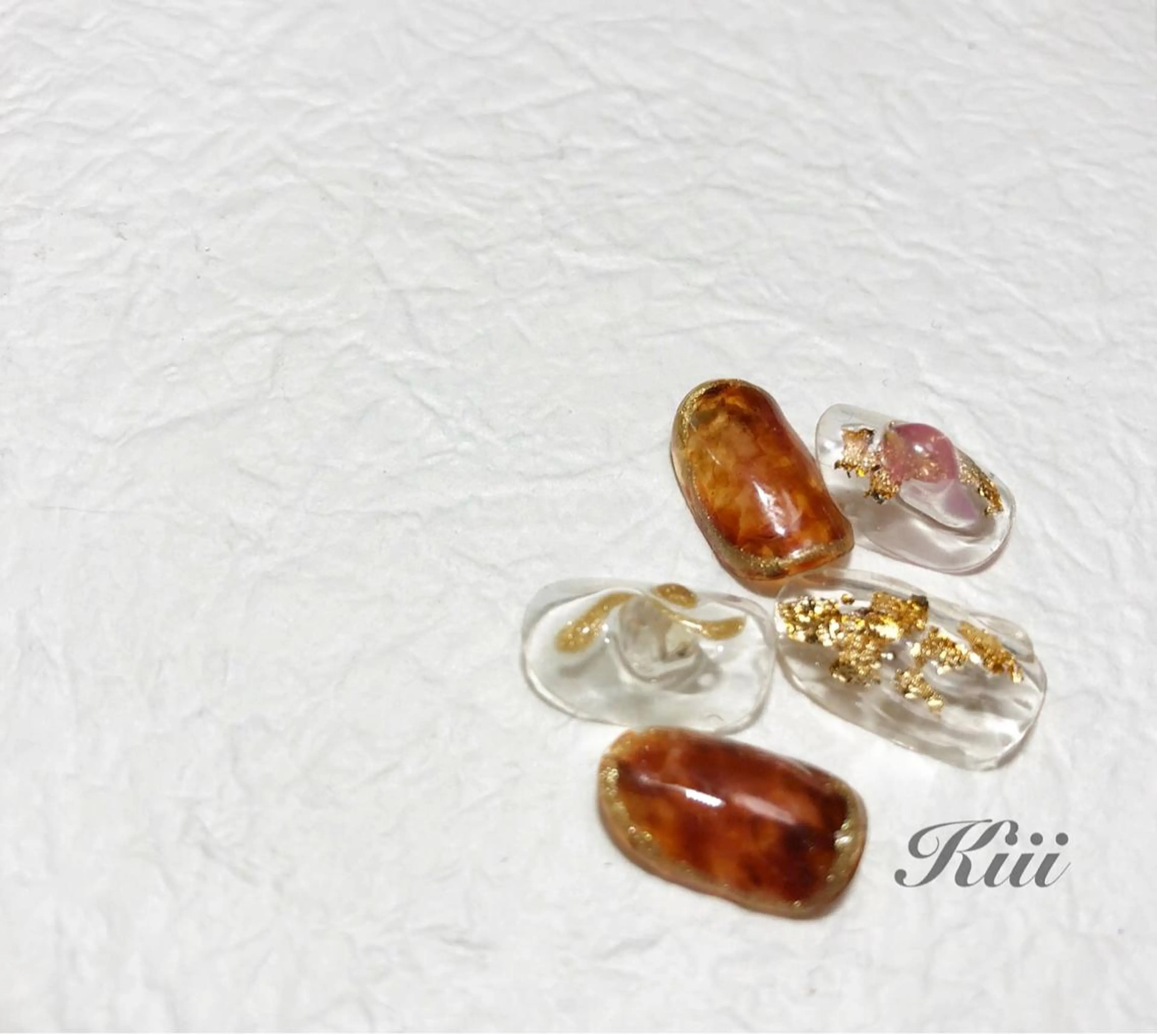 ネイル ニュアンスネイル ハンドネイル フットネイル kiii.__ ✴︎*のネイルデザイン