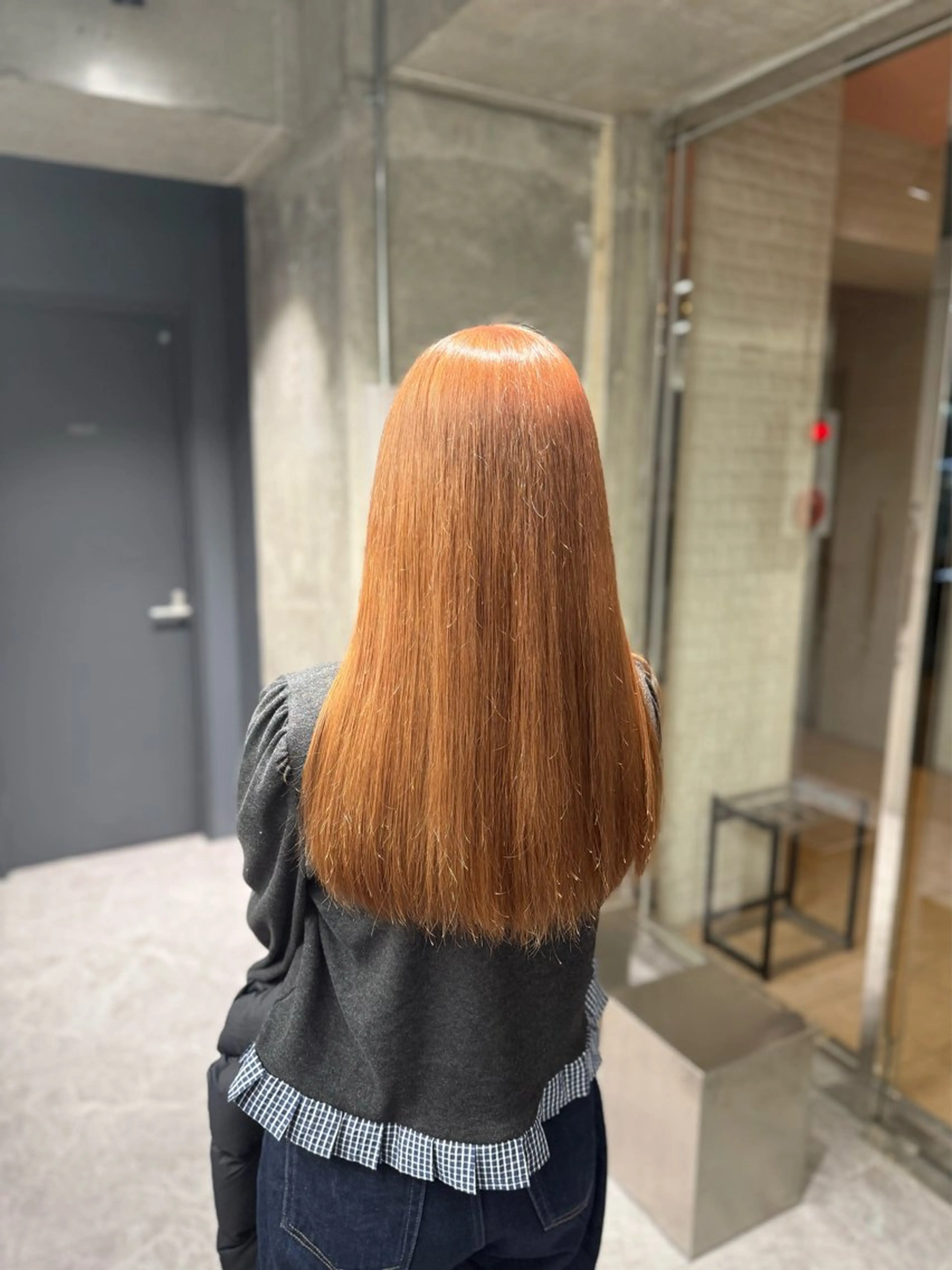 ミディアム ヘアカラー トリートメント 【感動の艶髪💖】 溝の口/坂本柊星のヘアスタイル