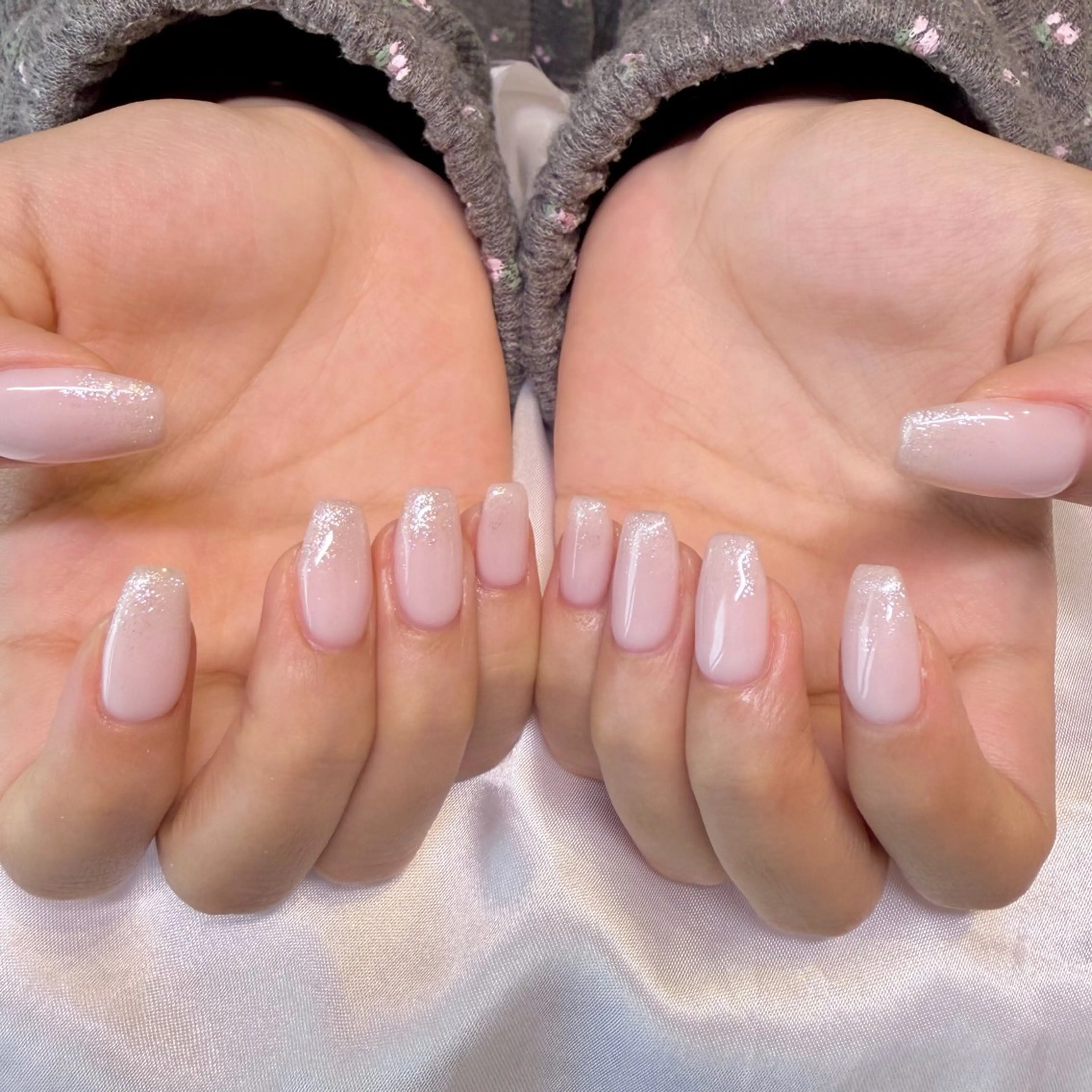ネイル ラメ(グリッター) ラメグラデーション ハンドネイル nail salon e'mu💐のネイルデザイン