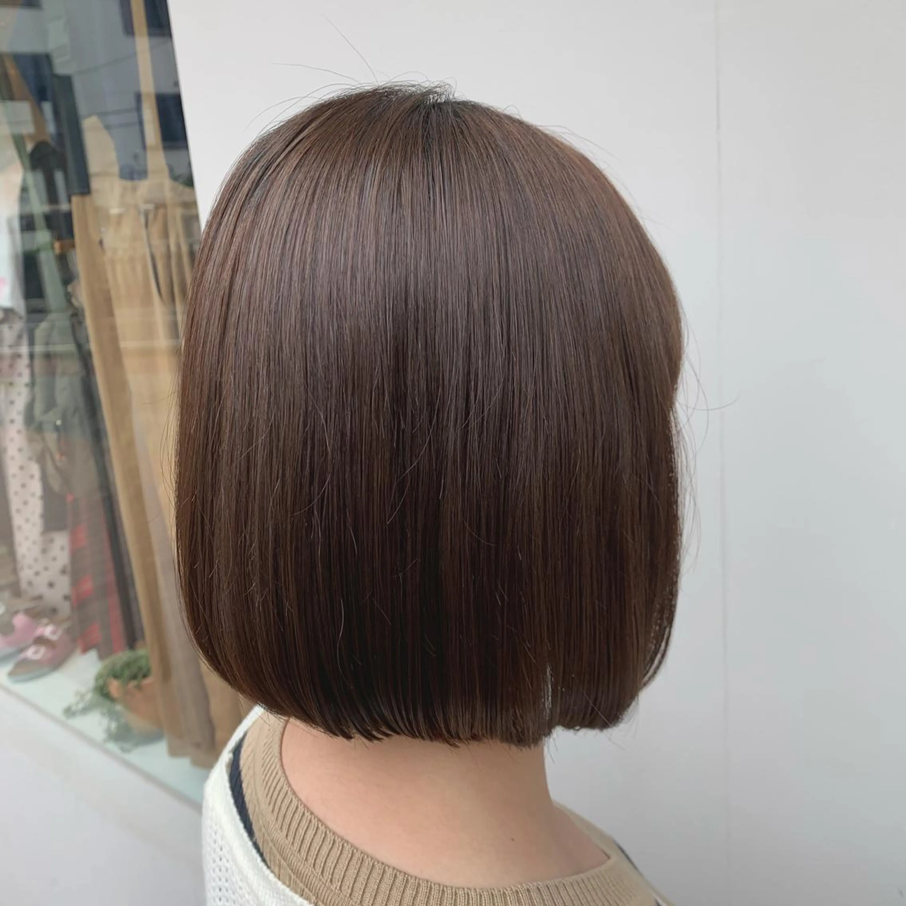 ショート パーマ ストレートパーマ カット 縮毛矯正 トリートメント hub hair レイヤー/透明感のヘアスタイル