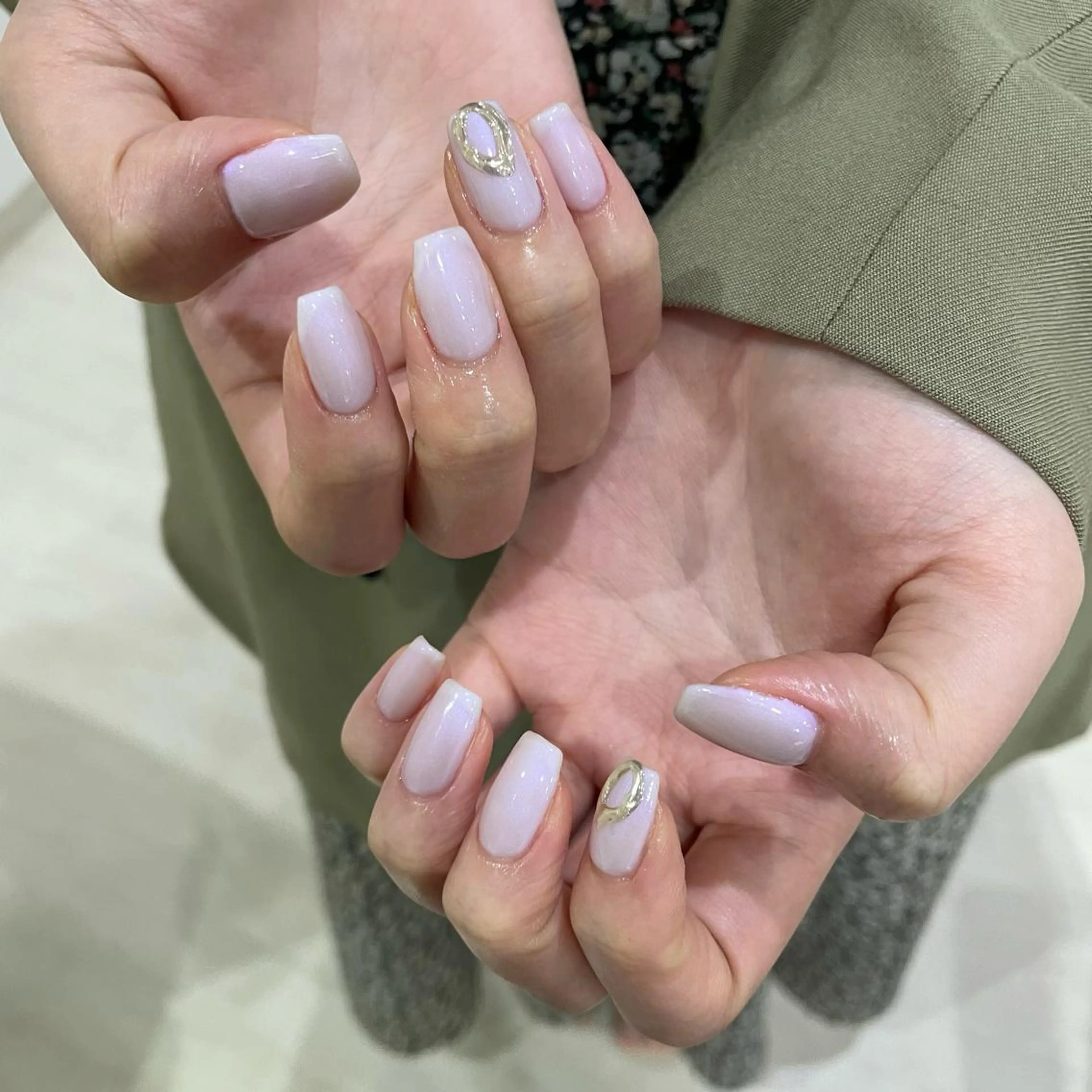 ネイル アートネイル ワンカラーネイル ｵｵﾀｹ ﾚｲﾅのネイルデザイン