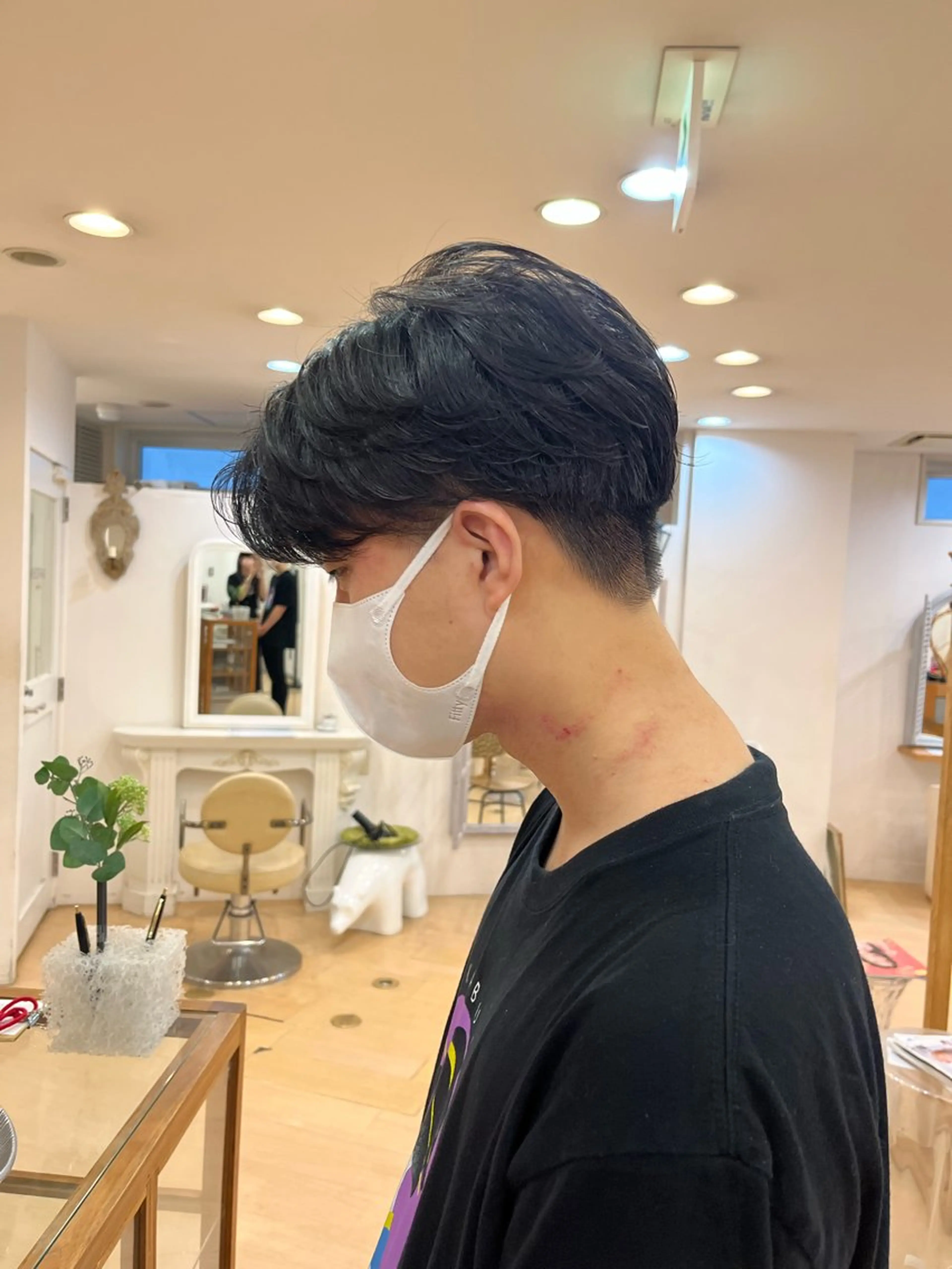 パーマ メンズ センターパート メンズパーマ ニュアンスパーマ 💠つたふうか/ 韓国/メンズヘア💠のヘアスタイル