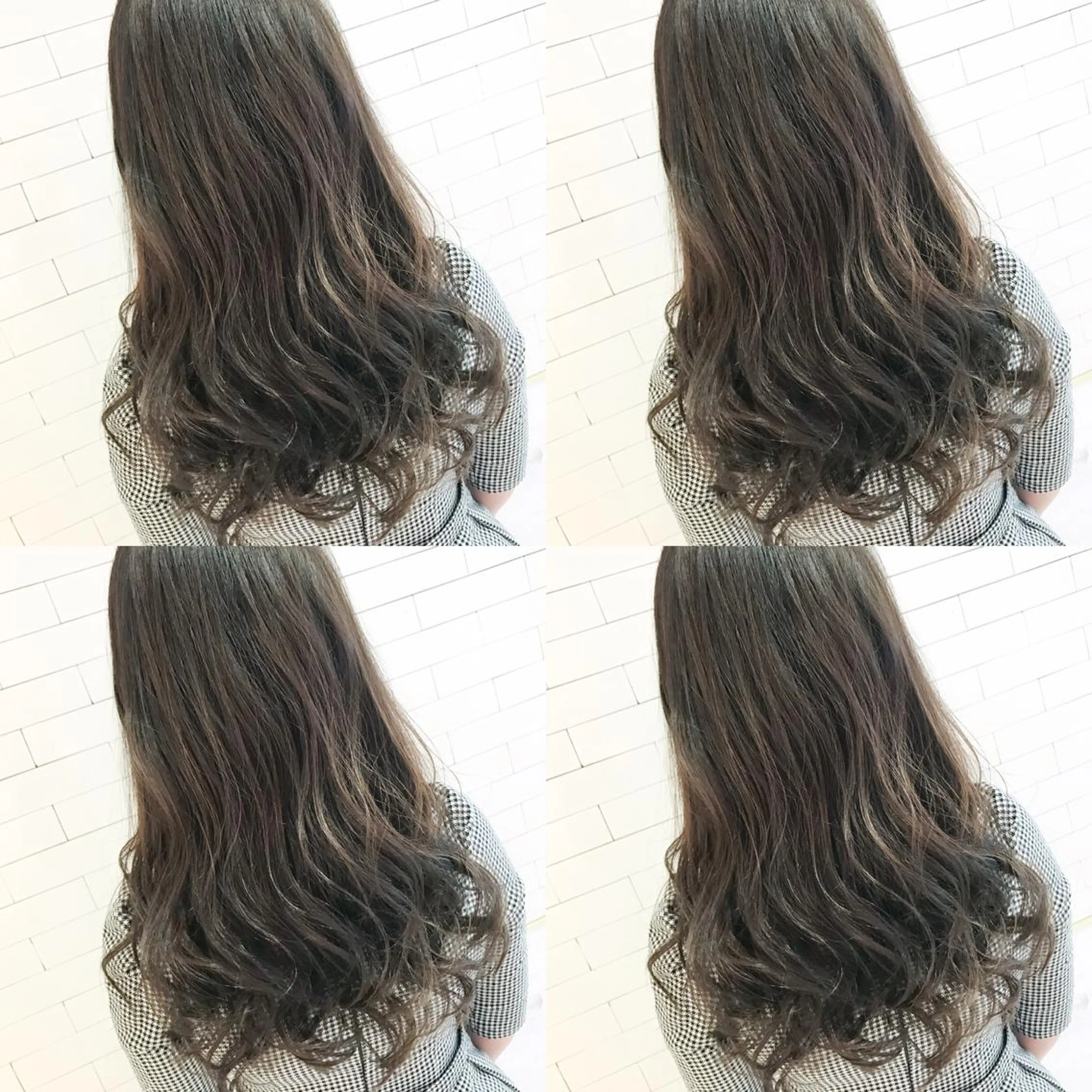 セミロング カラー ダークグレー ダークグレージュ グレージュ ハイライトカラー ハイライト LA KING GINZA TOKYO所属・🧡ショートの達人 🧡SHOのヘアスタイル