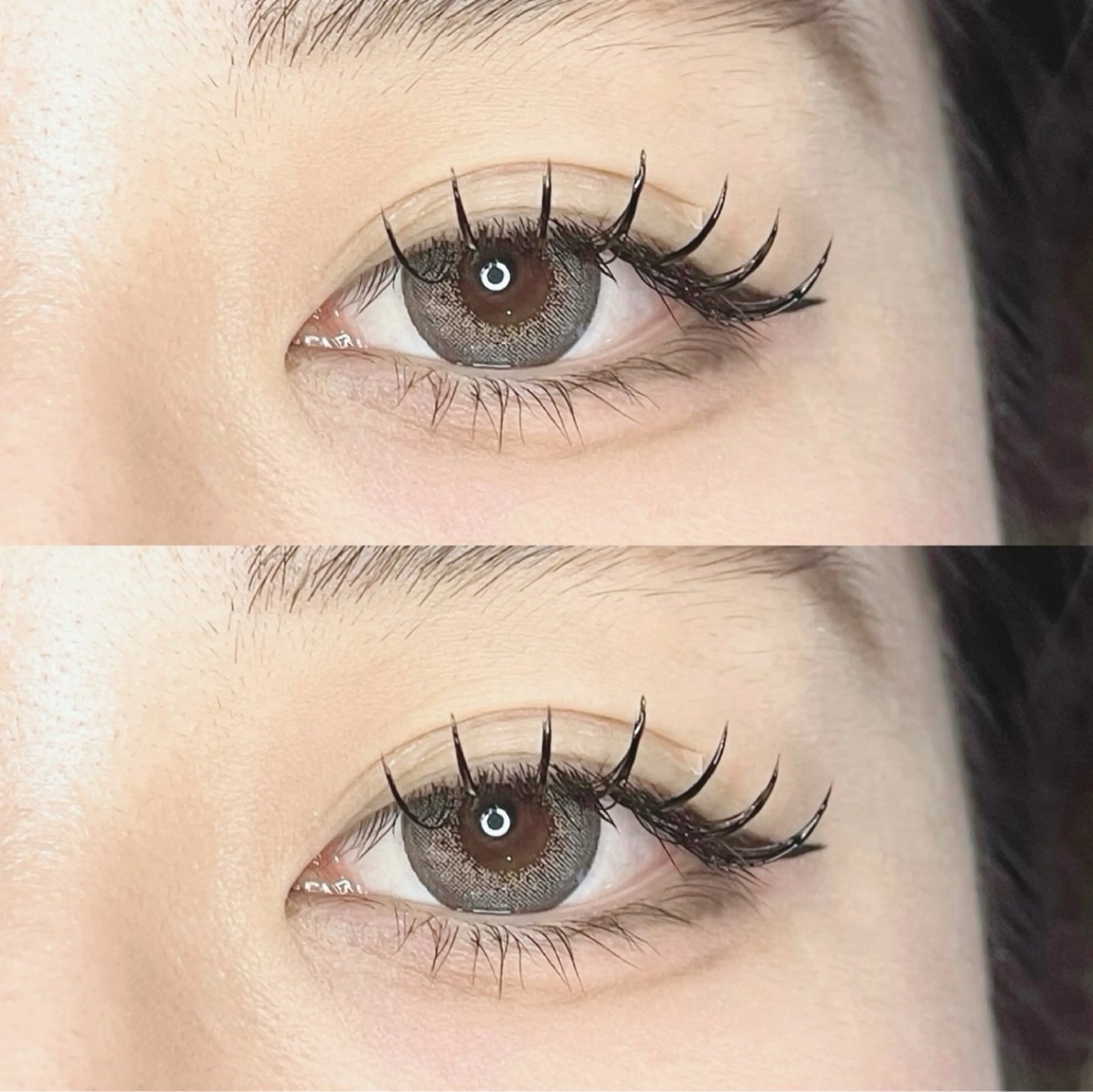 マツエク・マツパ フラットラッシュ 堀内 優衣💗パリジェンヌのマツエク・マツパデザイン