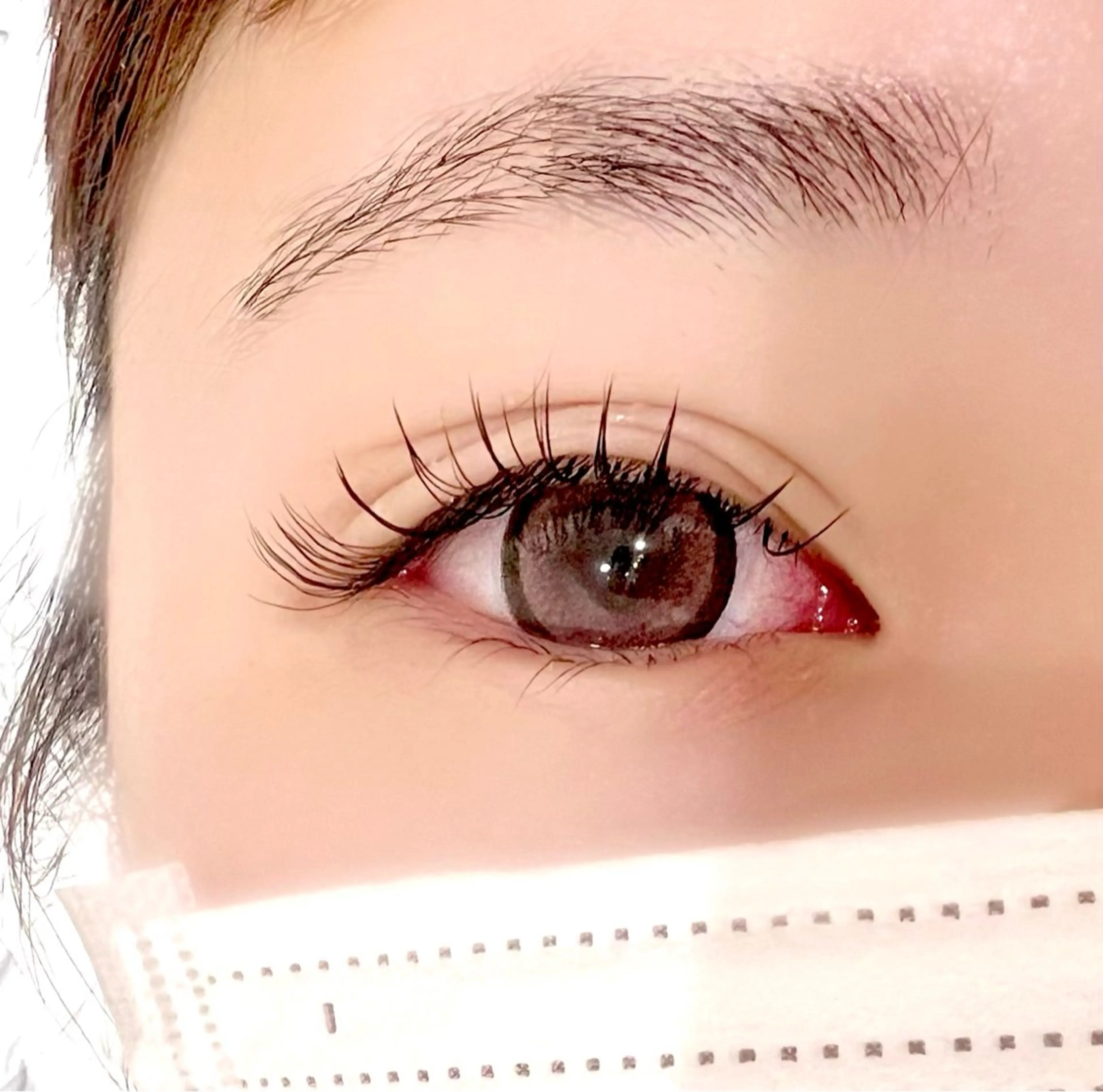 マツエク・マツパ フラットラッシュ マツエク omii salon 草津店:yurinaのマツエク・マツパデザイン