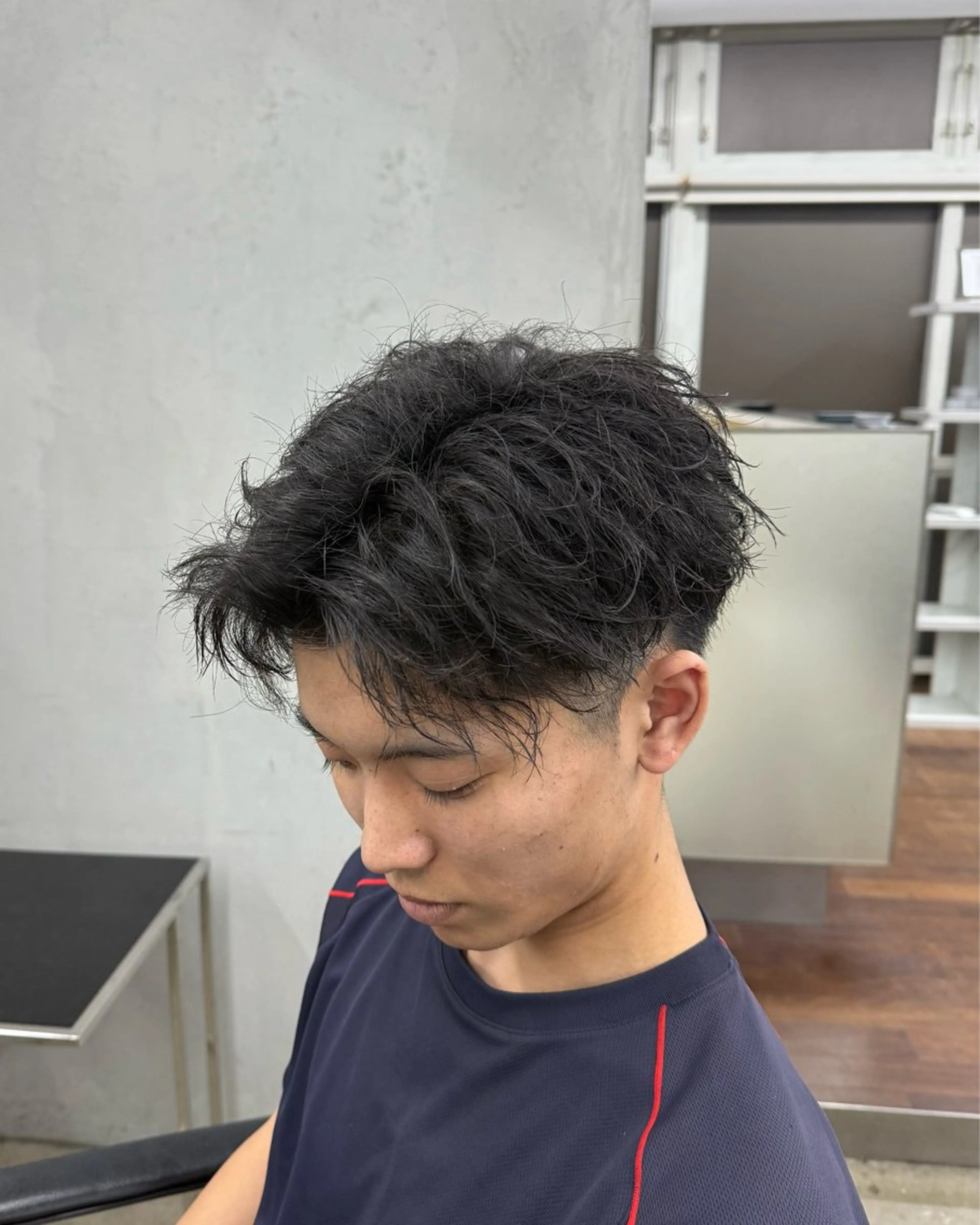 メンズ カット 田中 辰弥のヘアスタイル