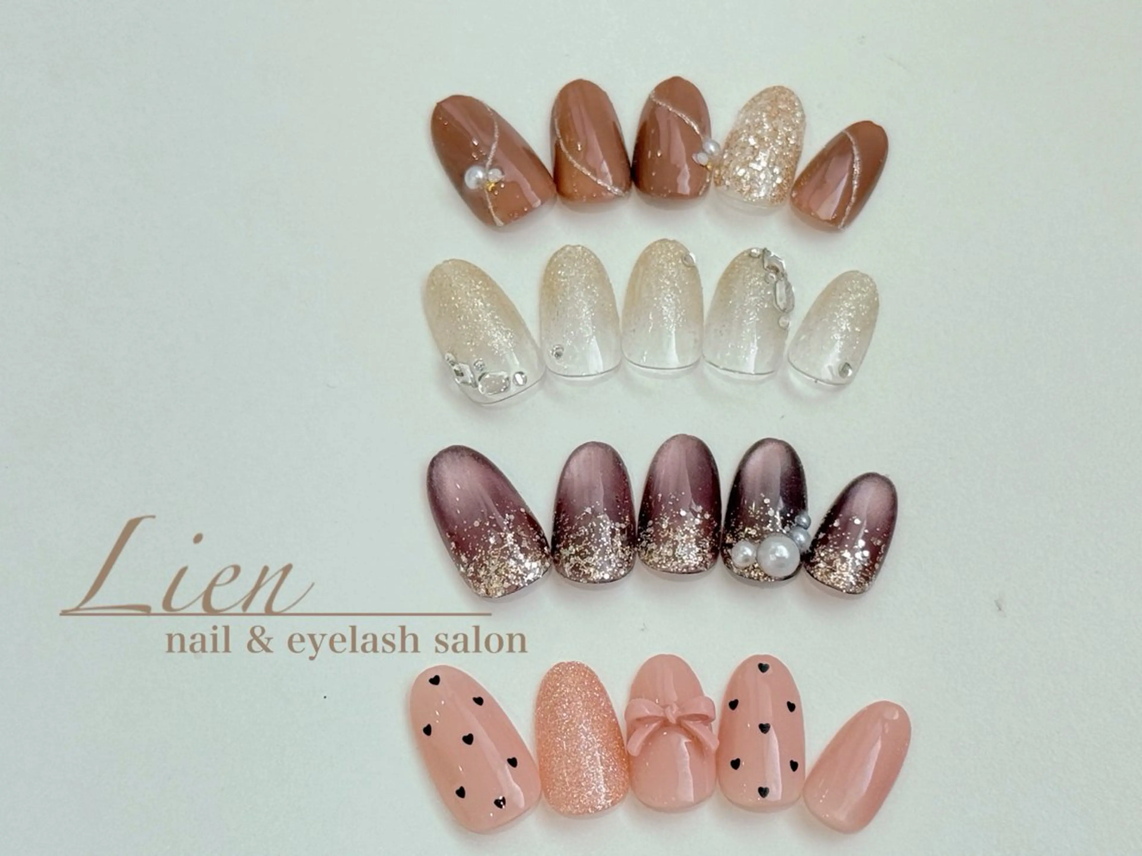 ネイル 長さ出し フットネイル フレンチネイル ジェルネイル ガラスフレンチ ハンドネイル Lien（リアン） 銀座駅6分のネイルデザイン