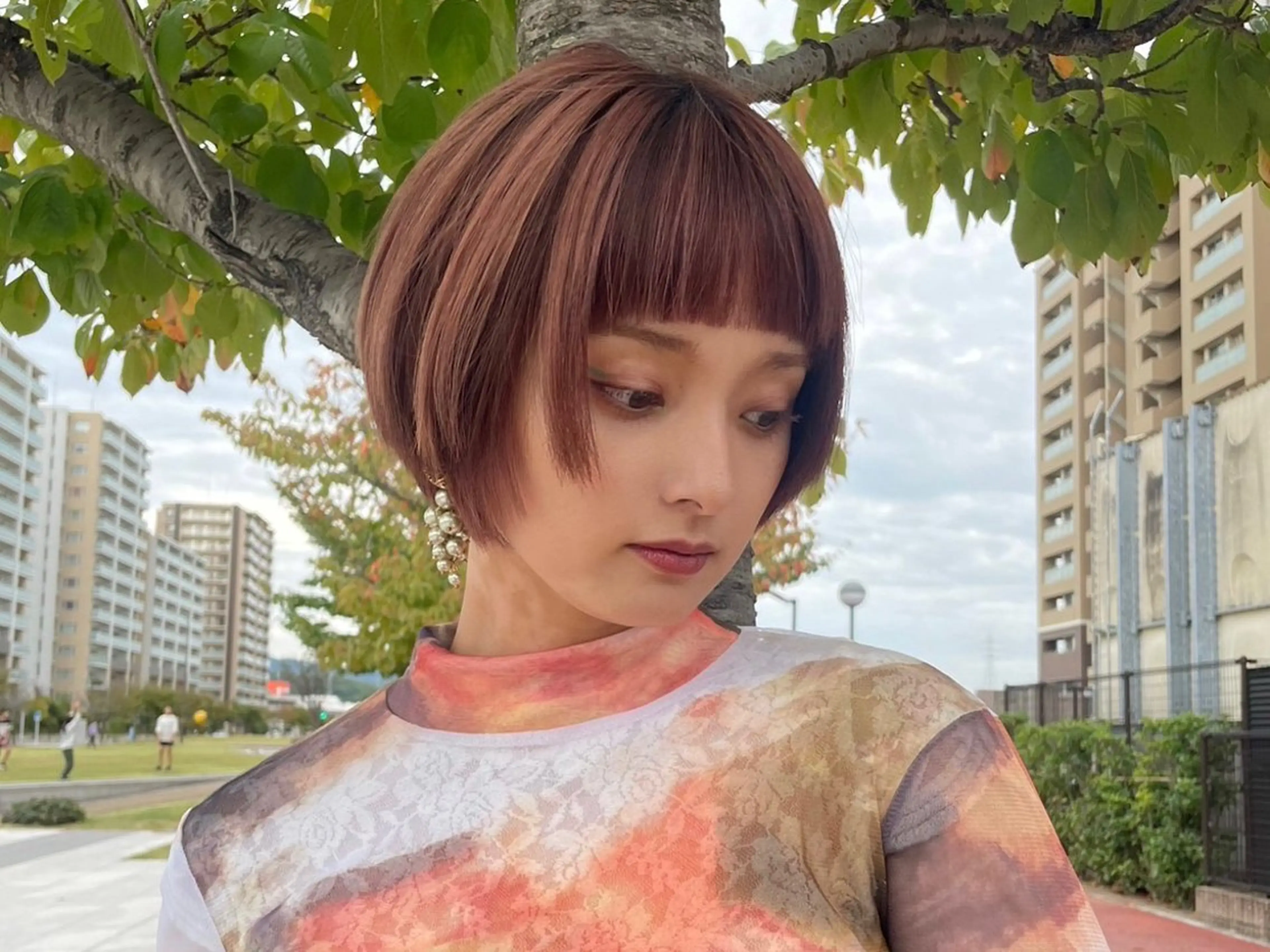 ショート カラー ショートヘア カット ヘアカラー トリートメント 薬院浄水通/ショート /メンズ/rukaのヘアスタイル