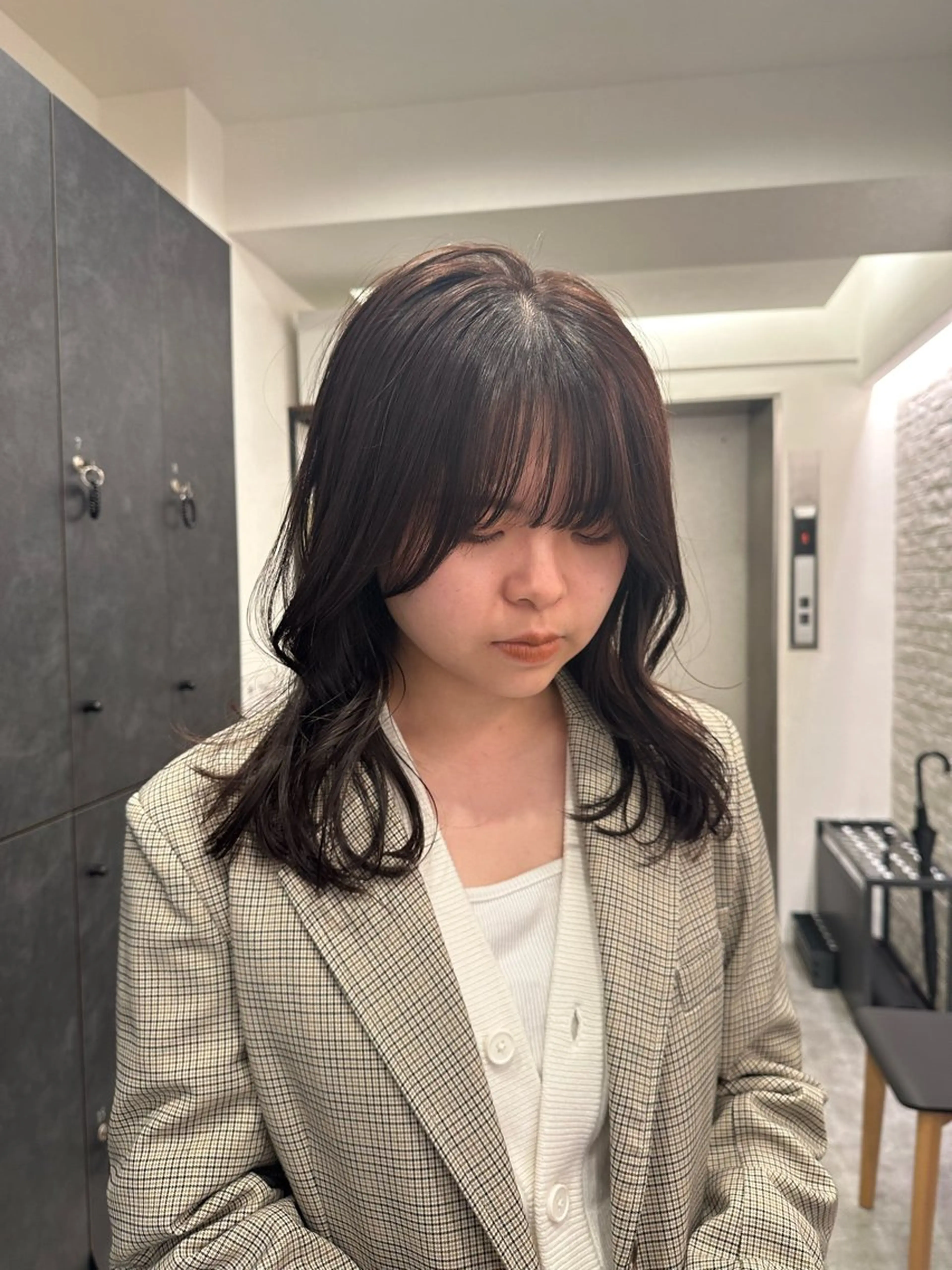 ミディアム カラー 銀座/ヘアセット/ 島村美帆のヘアスタイル