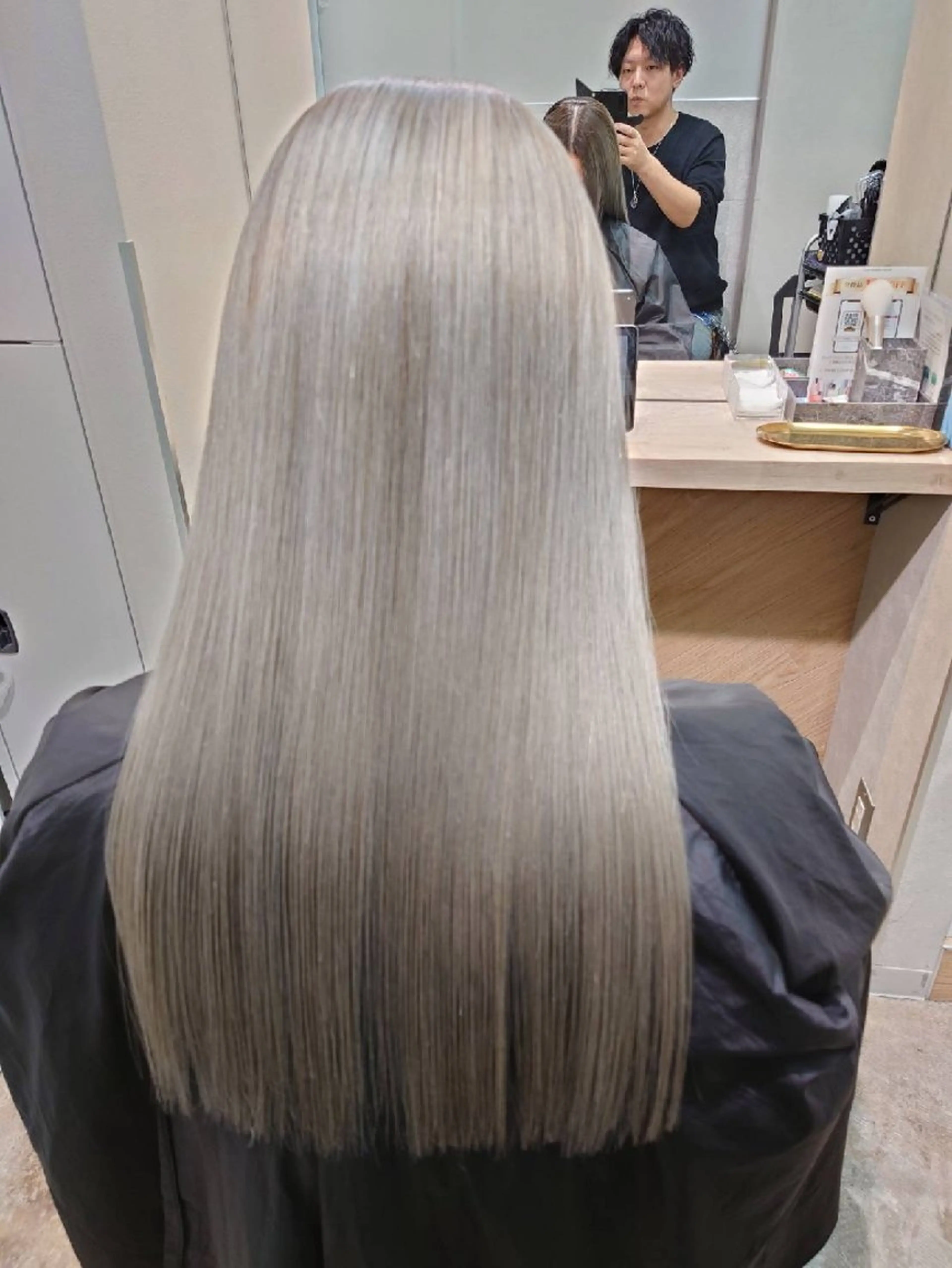 ロング 髪質改善 縮毛矯正✨艶髪　 シノハラ✨髪質改善のヘアスタイル