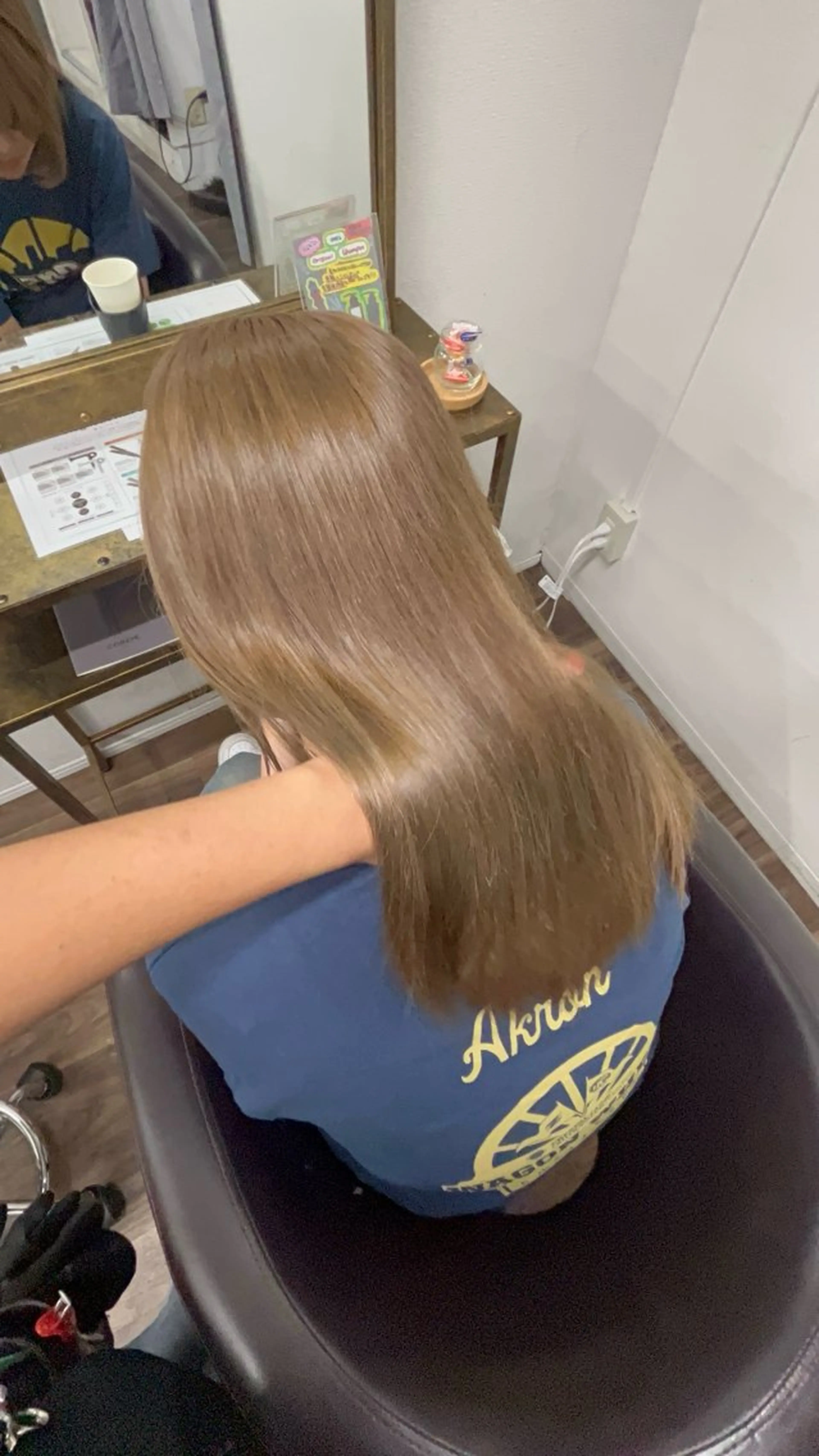 セミロング カラー ヘアカラー トリートメント ヘアセット 透明感カラー/ ブリーチ/💓パタオのヘアスタイル