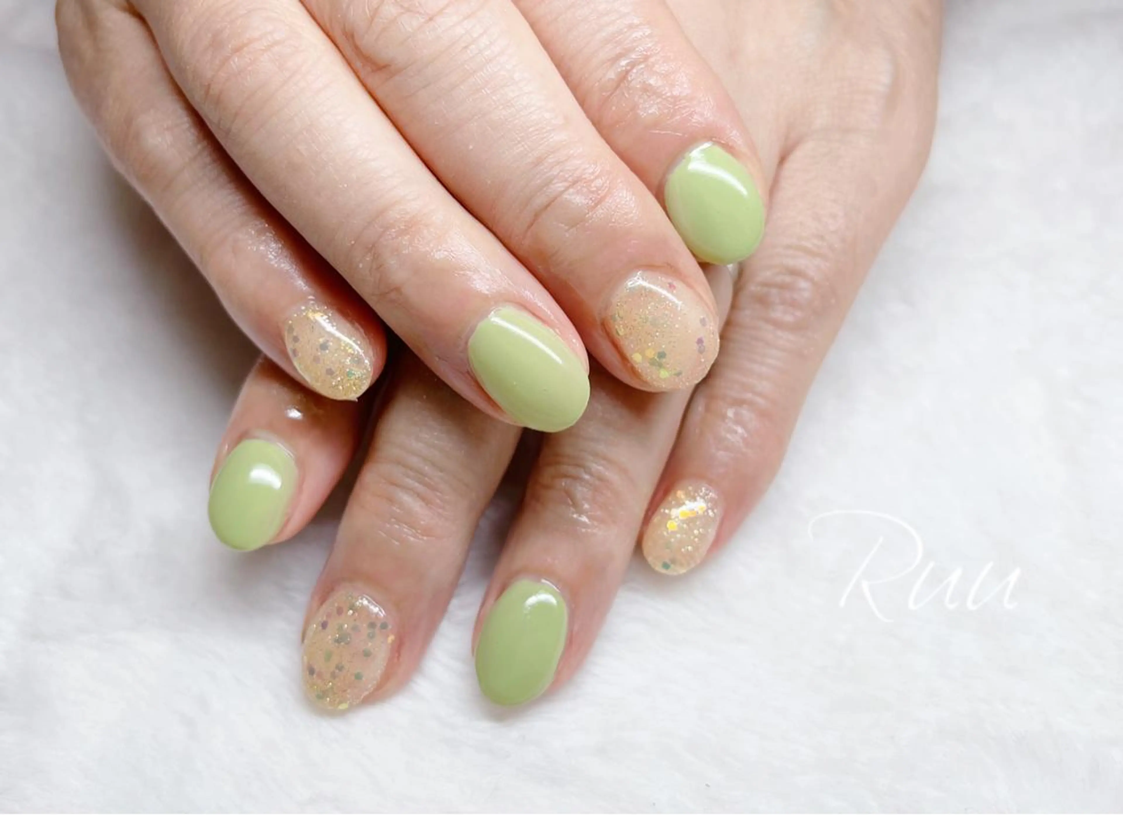 ネイル アートネイル フットネイル フレンチネイル キラキラネイル 韓国ネイル Nail salon Ruuのネイルデザイン