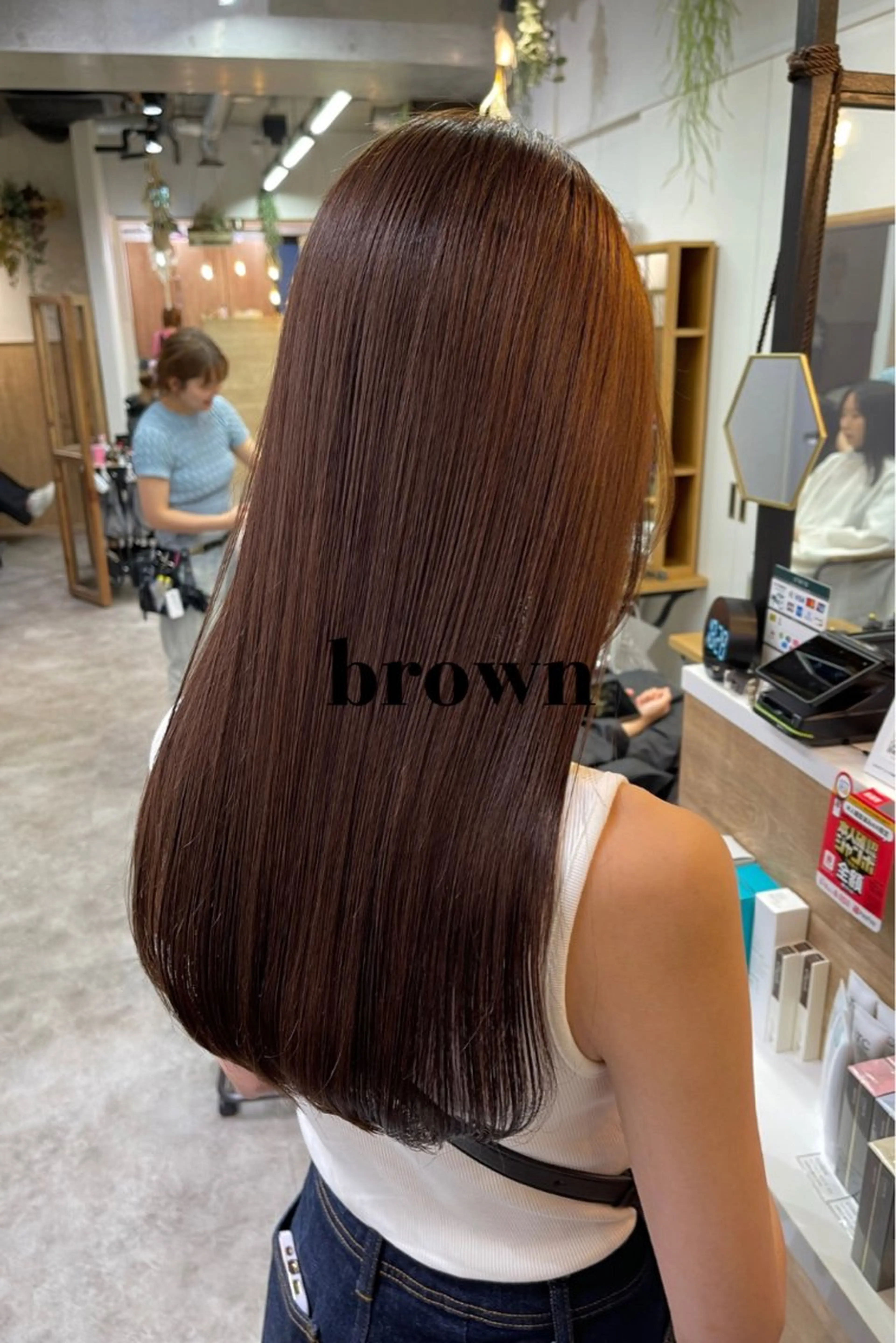 ロング カラー charm《銀座》 ヘアセット/縮毛矯正のヘアスタイル