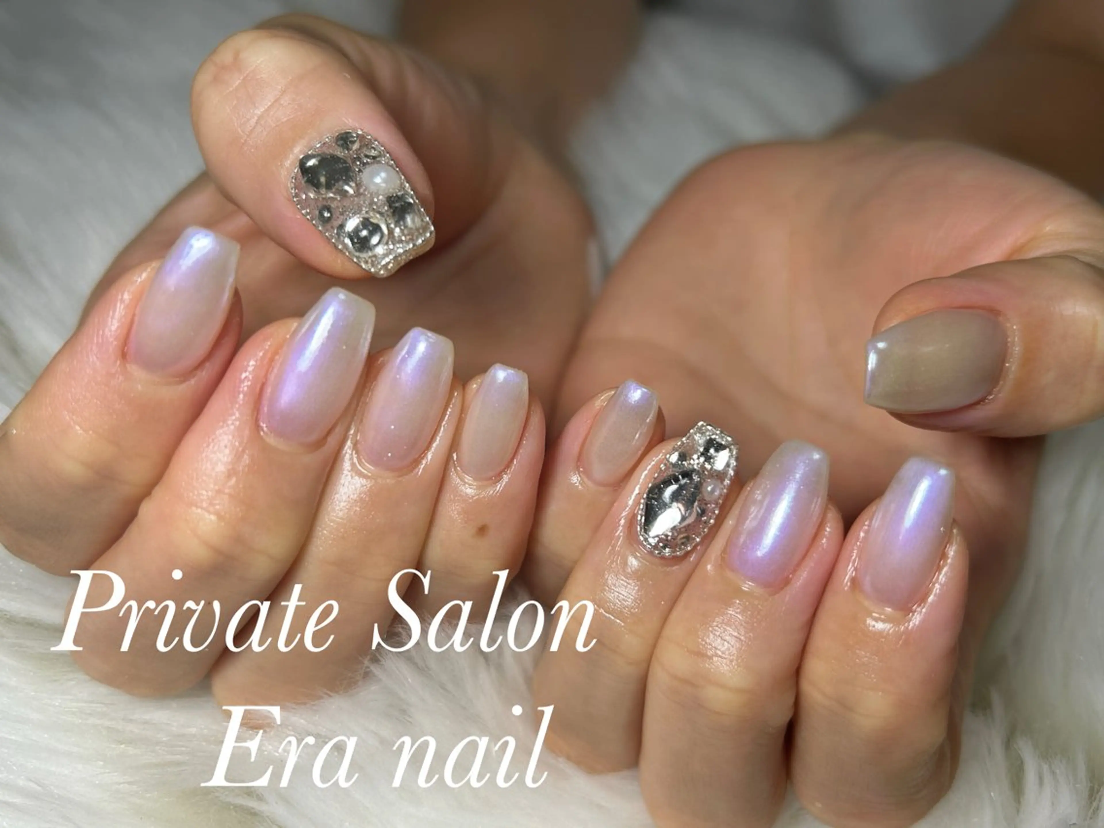 ネイル ミラーネイル ハンドネイル Era nailのネイルデザイン