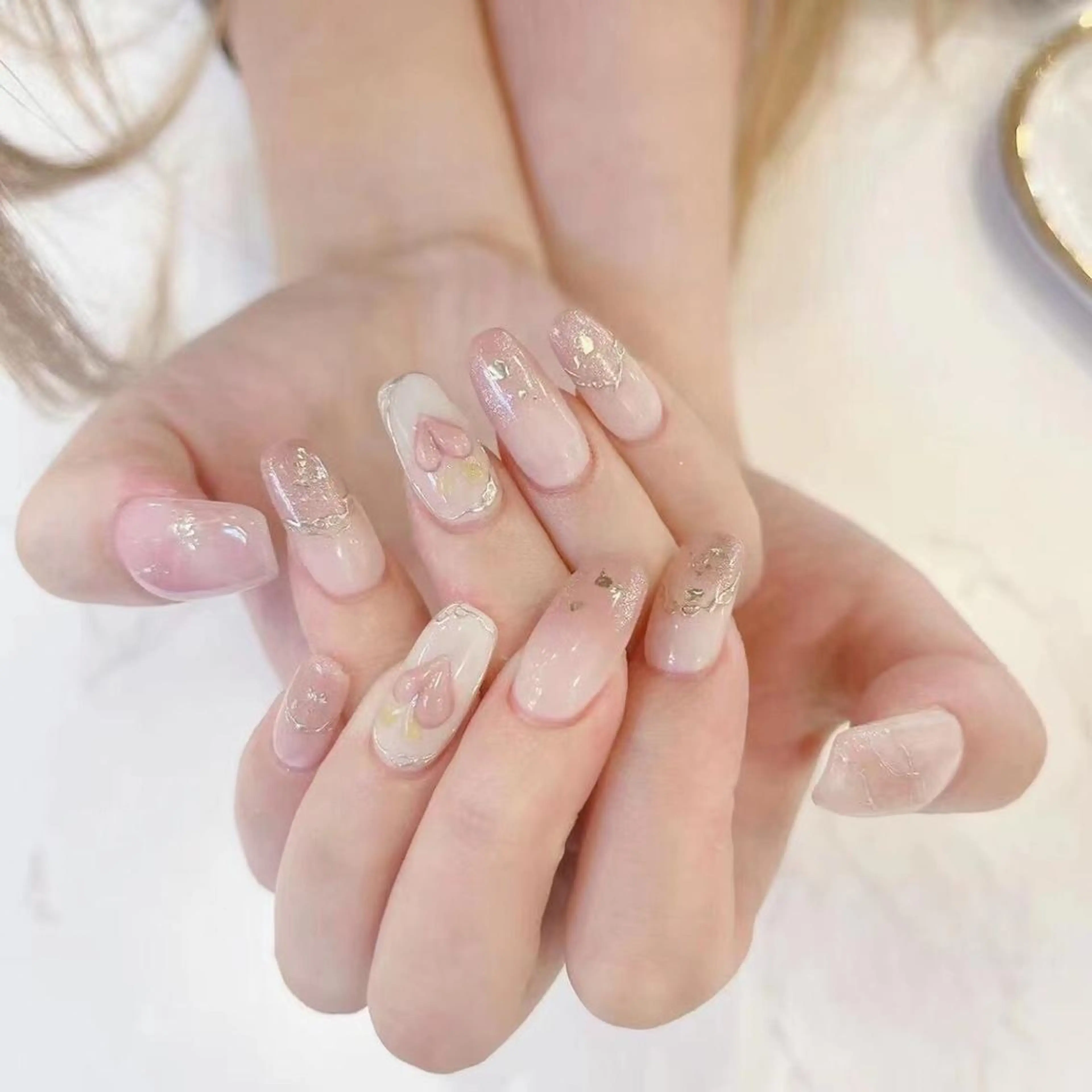 ネイル ハンドネイル MoonNail ユリ🌸のネイルデザイン