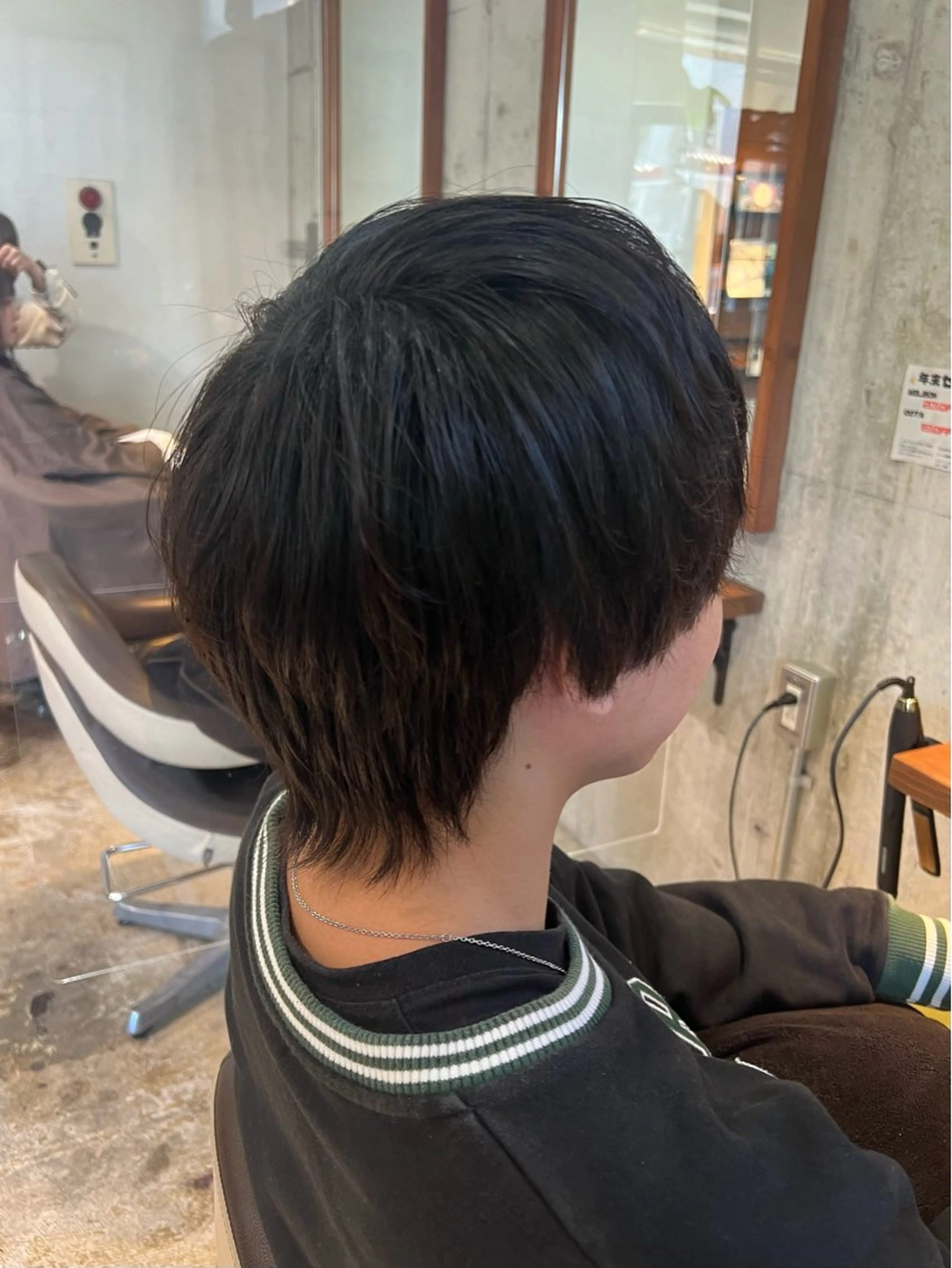 メンズ マッシュウルフ マッシュ メンズウルフカット ウルフカット ANDLIFE KAHOのヘアスタイル