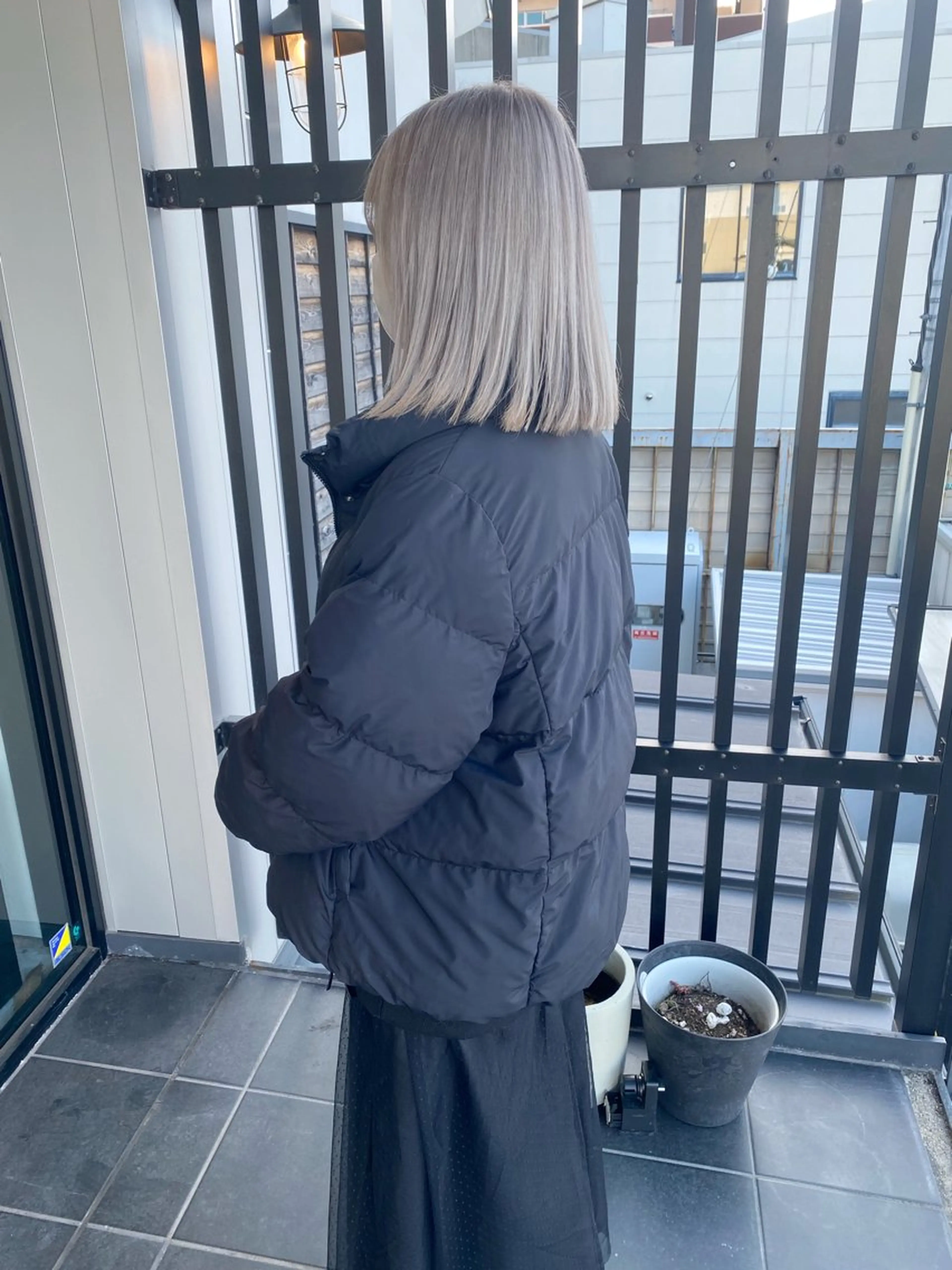 ミディアム カラー ベージュカラー 透明感カラー ホワイトベージュ ヘアカラー トリートメント Emitas.柳通り店所属・山﨑 大暉【ダブルカラー】のヘアスタイル