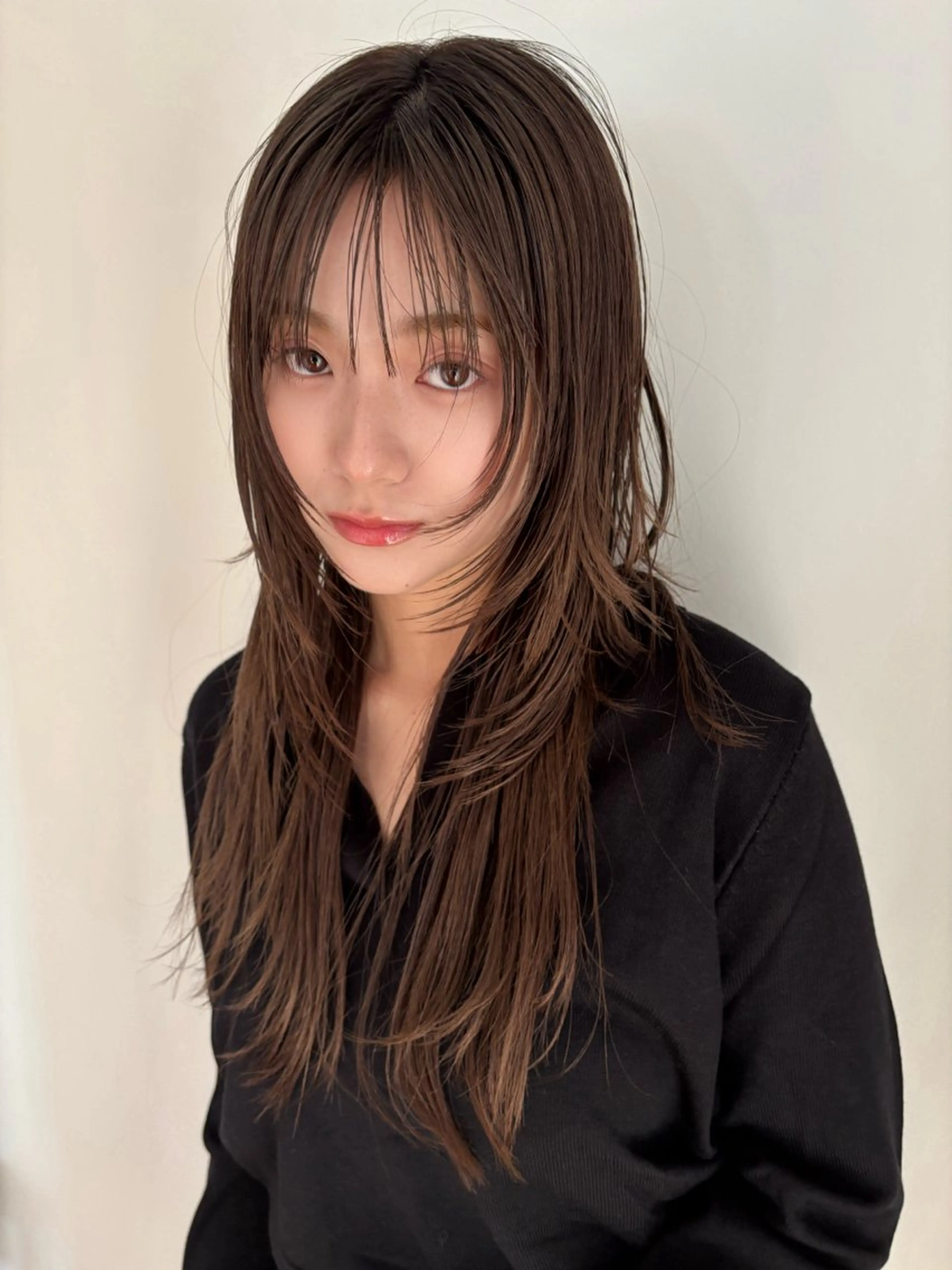 【Ladies限定：モデル様】レイヤーカット💚+ワンカラー🪐+トリートメント✨️の写真