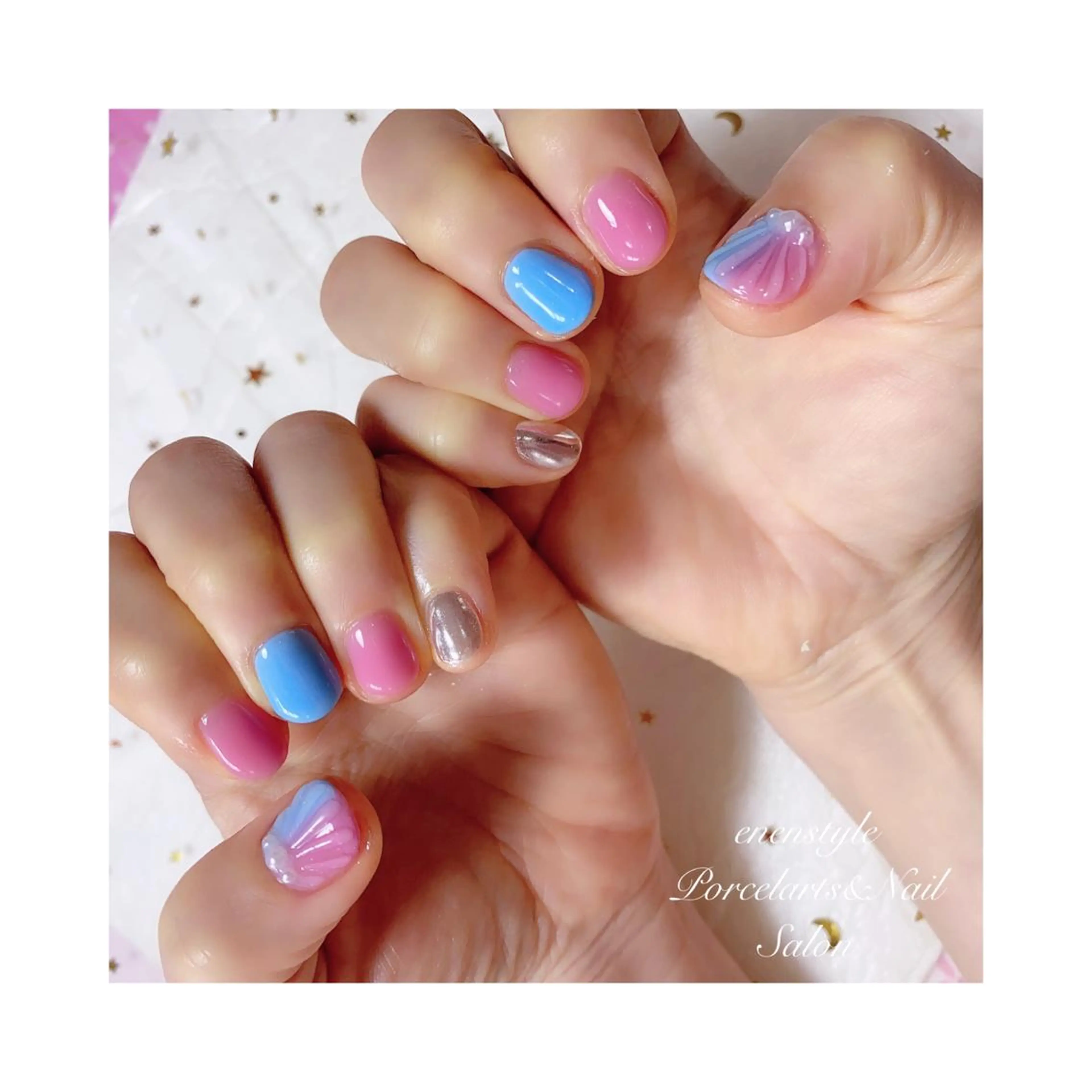 ショート ネイル ジェルネイル ニュアンスネイル オフィスネイル ワンカラーネイル パラジェル ハンドネイル 👑enen style👑のネイルデザイン