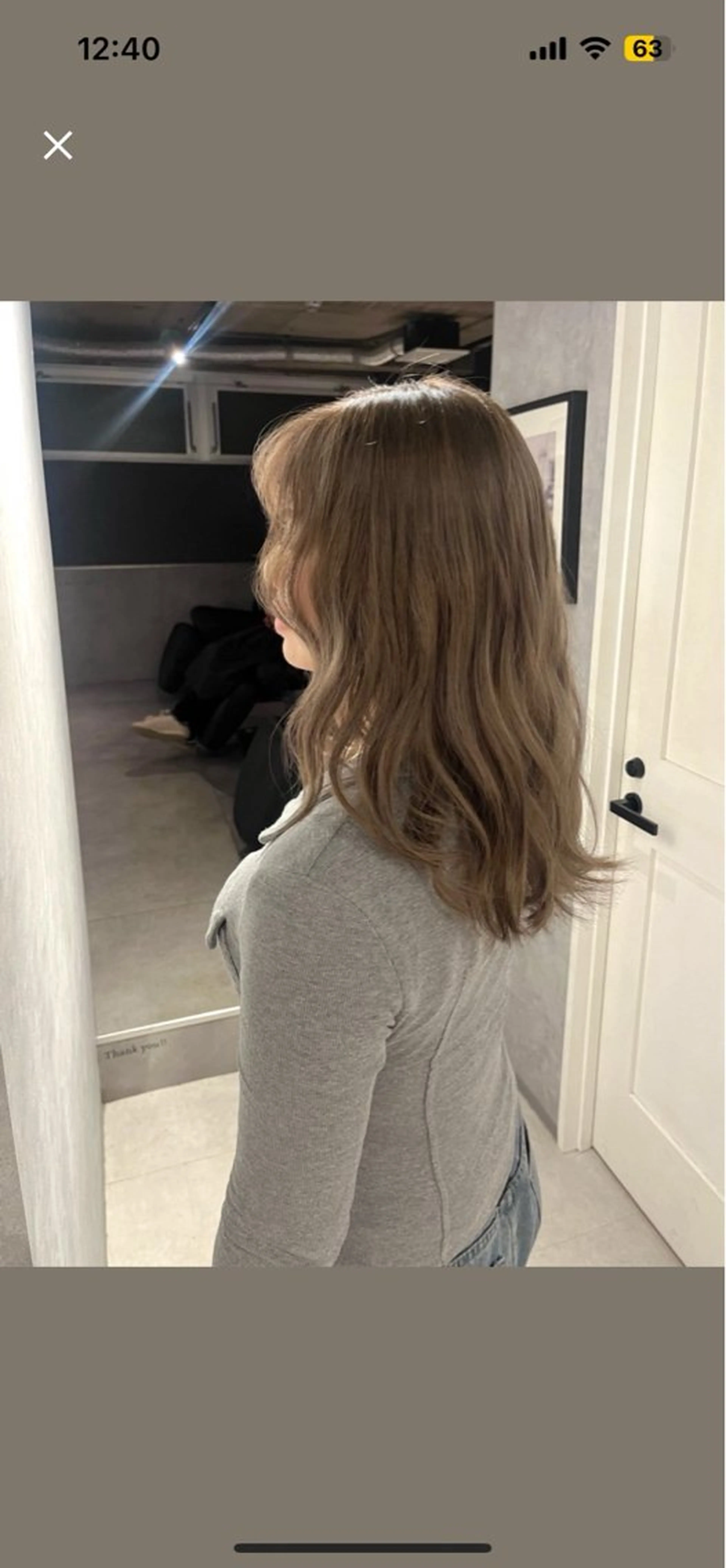 セミロング カラー 東 航平のヘアスタイル