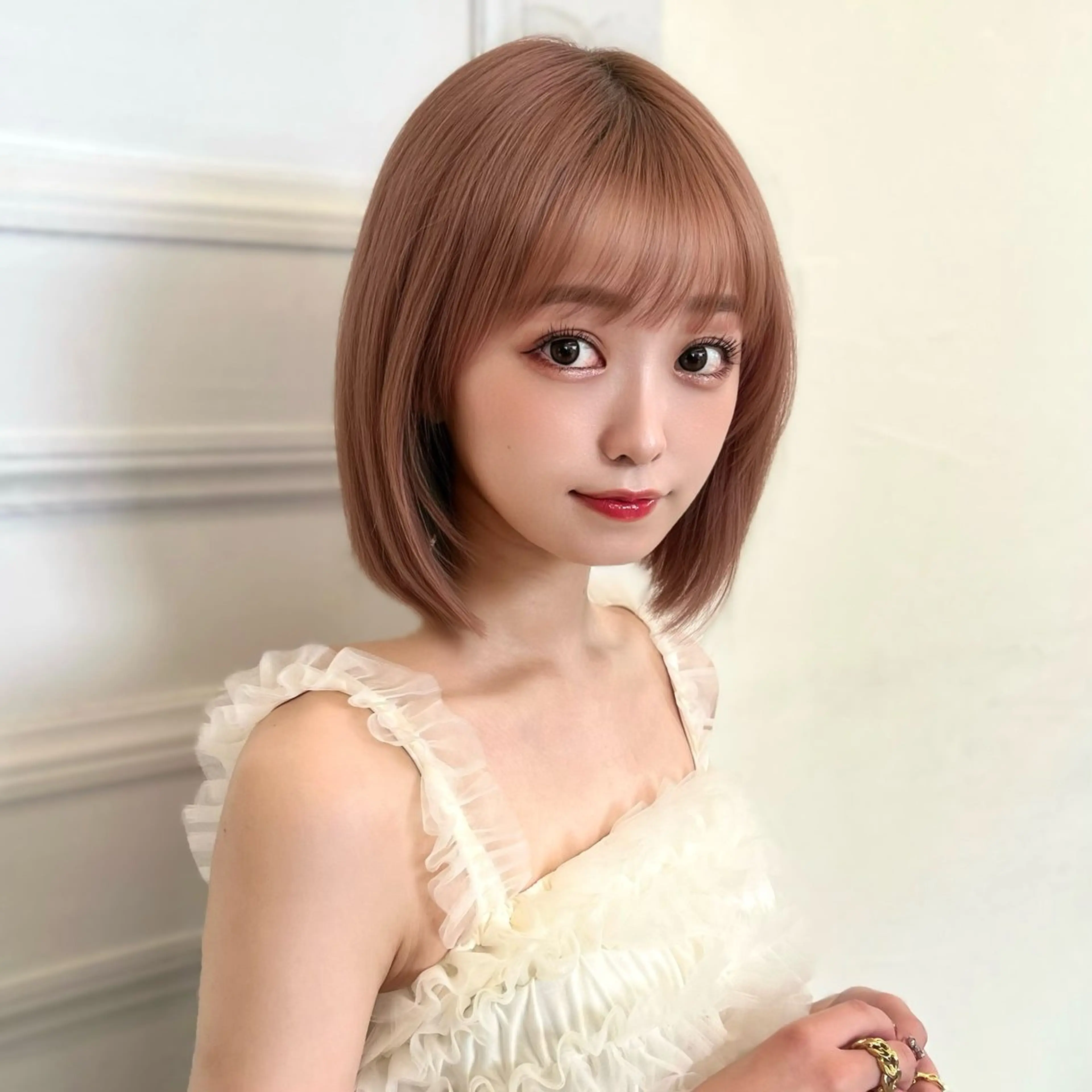 ショート カラー 🪞ボブ/暖色カ ラー🧸mai🎀のヘアスタイル