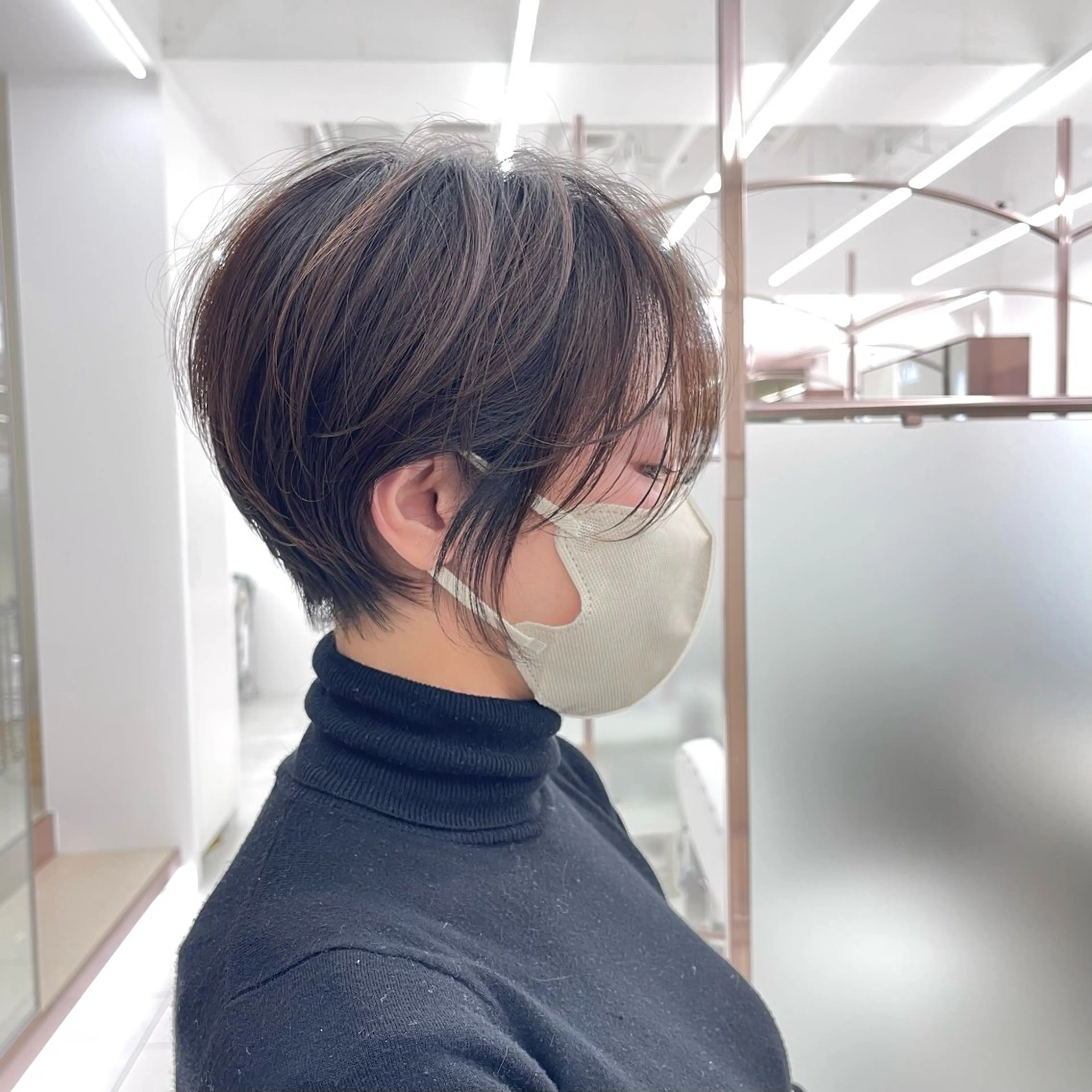 ショート カラー ショートヘア トリートメント 前髪/似合わせカット COA こも.のヘアスタイル