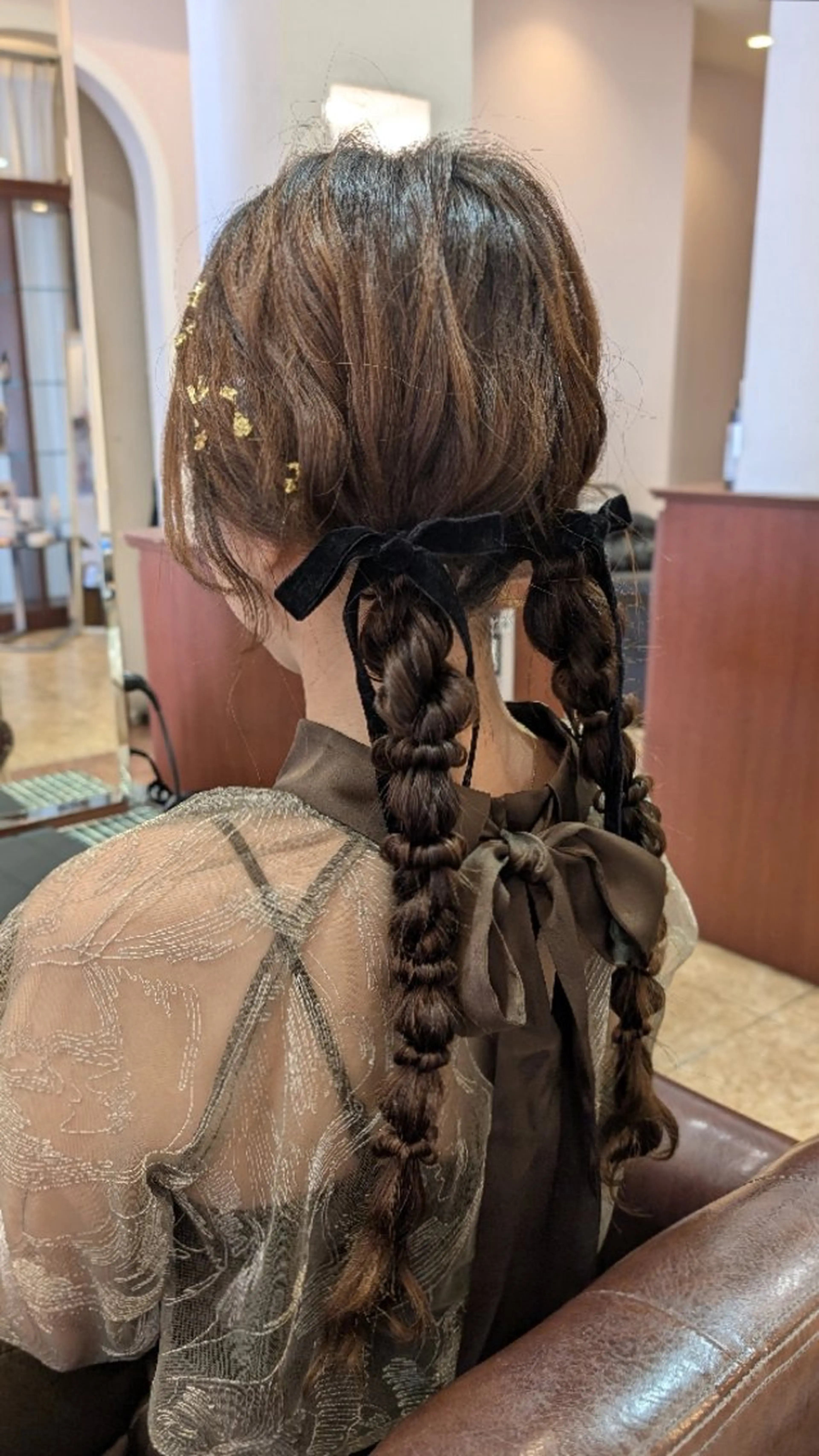 ロング ヘアアレンジ ヘアセット ブランシェ勝川南口店 石原 あゆみのマツエク・マツパデザイン