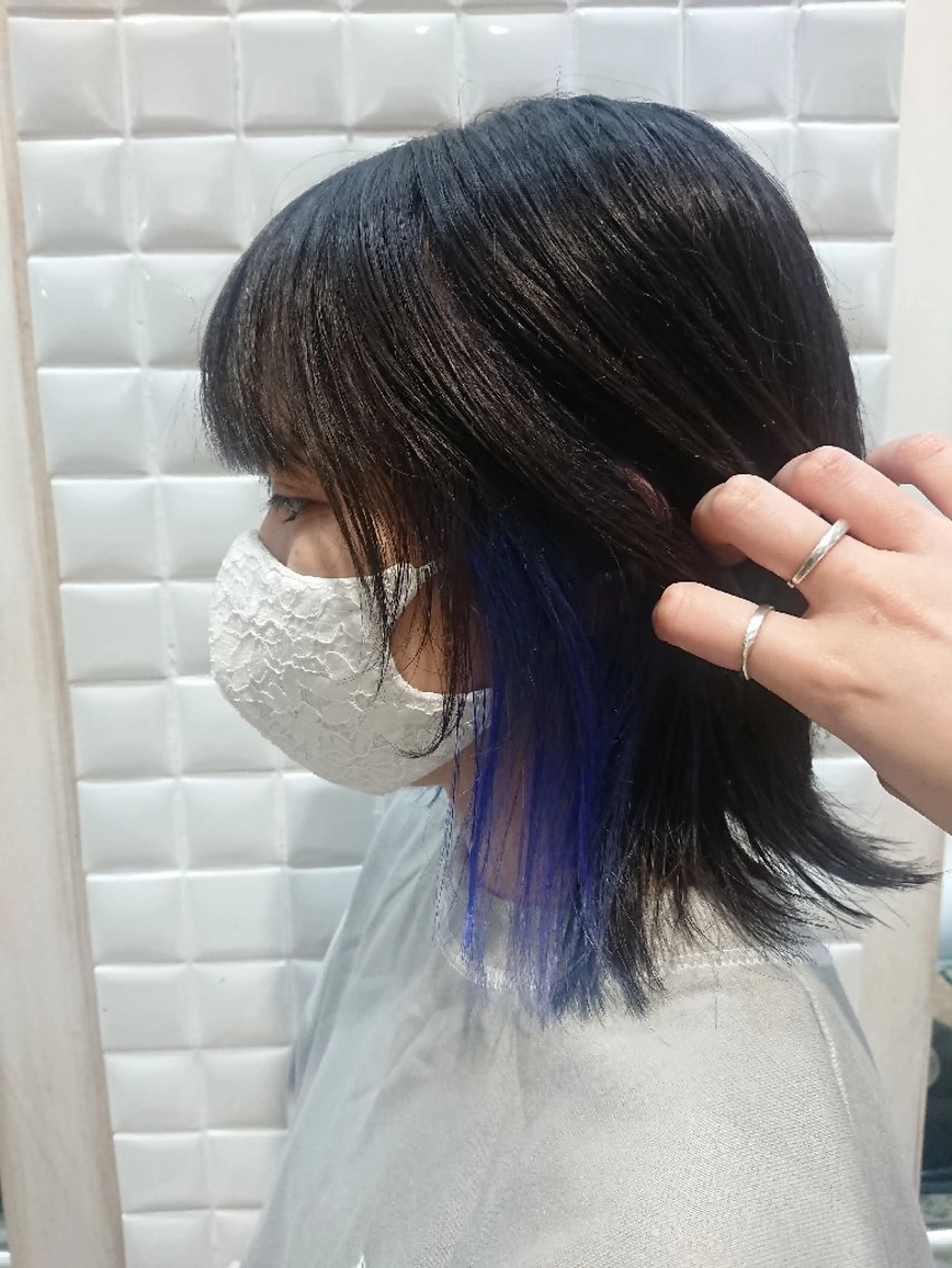 カラー ショート インナーカラー シオリ/toki ✂️ショート専門店のヘアスタイル