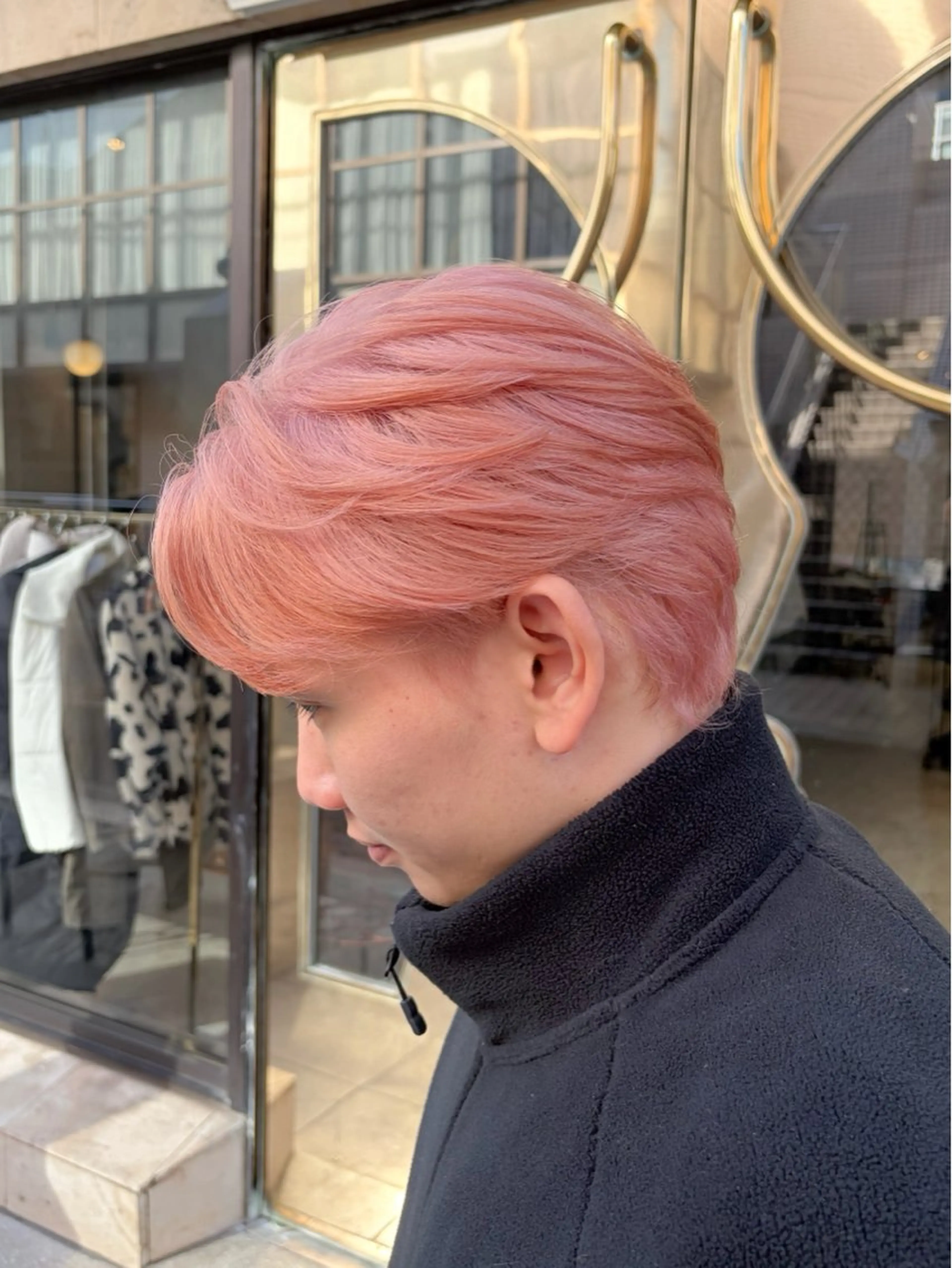 ショート カラー メンズ メンズブリーチ メンズハイトーン ベージュカラー ブリーチ ブロンド ヘアカラー トリートメント ヘアセット 似合わせベージュ 🍯ayumi🍯のヘアスタイル