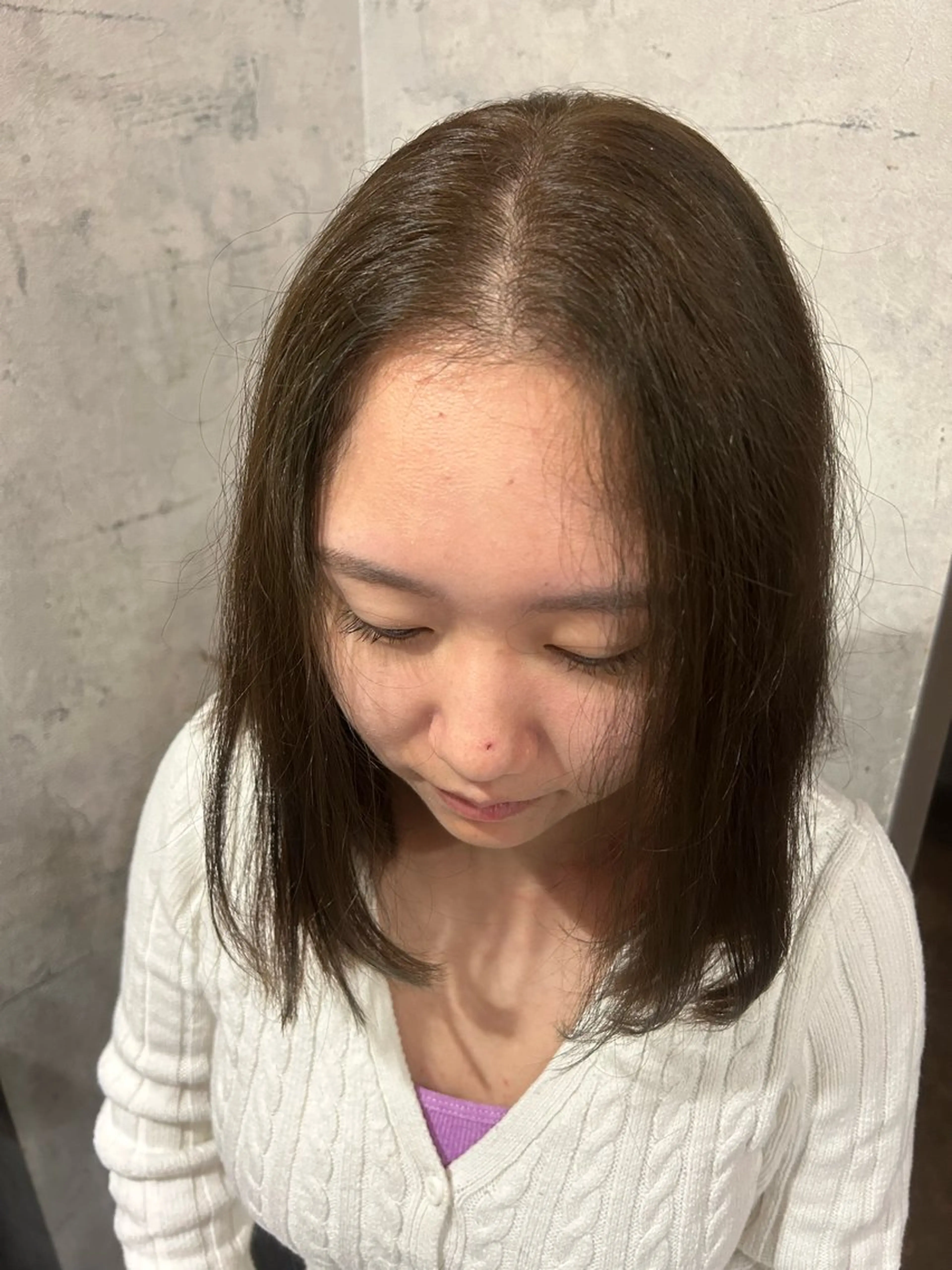 ミディアム カラー ブリーチ 透明感カラー ダブルカラー ブリーチなしカラー ヘアカラー パーソナルカラー 診断🍀マリンのヘアスタイル