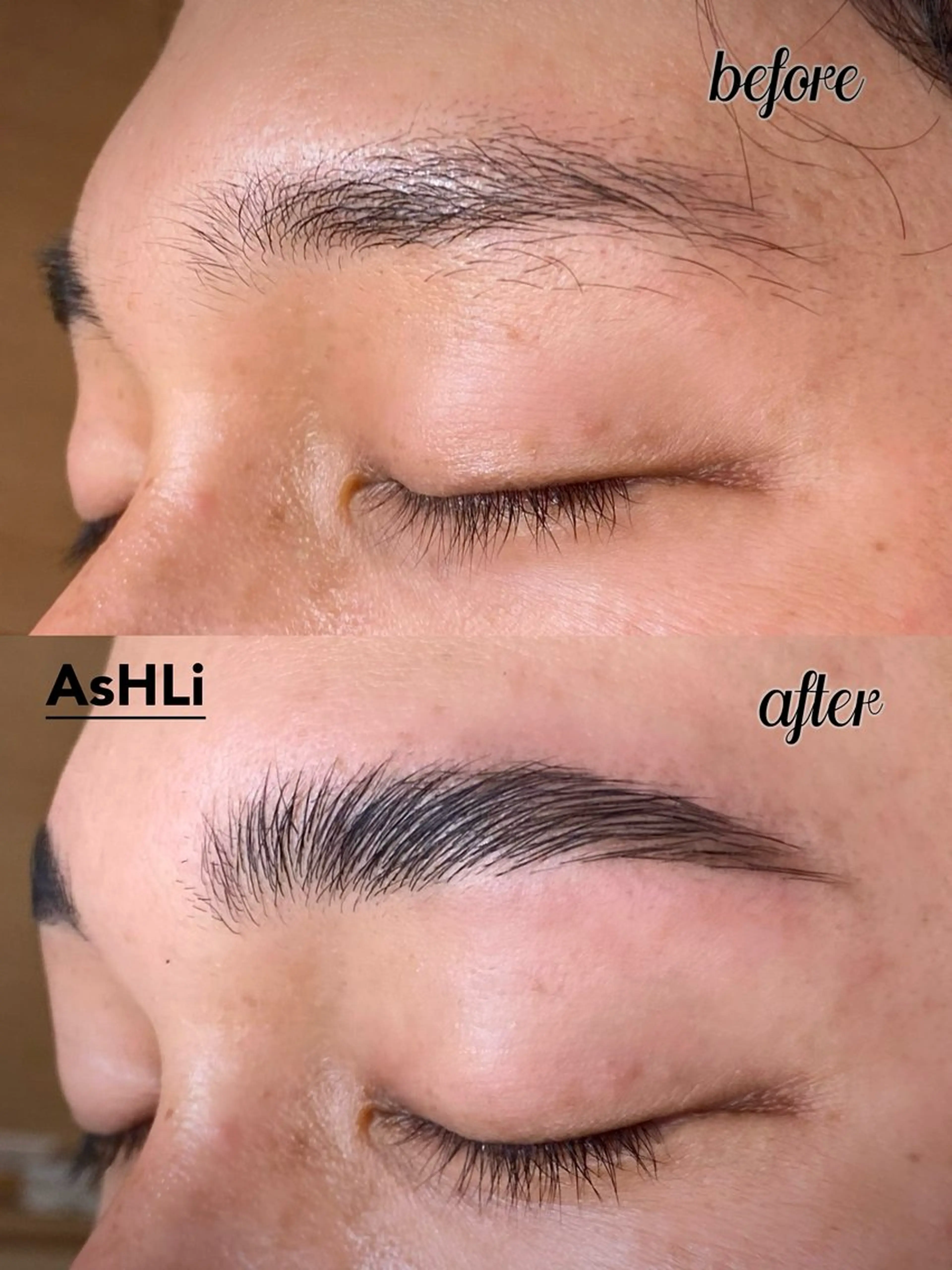 メンズ アイブロウ ハリウッドブロウリフト AsHLi 南青山のエステ・リラクイメージ