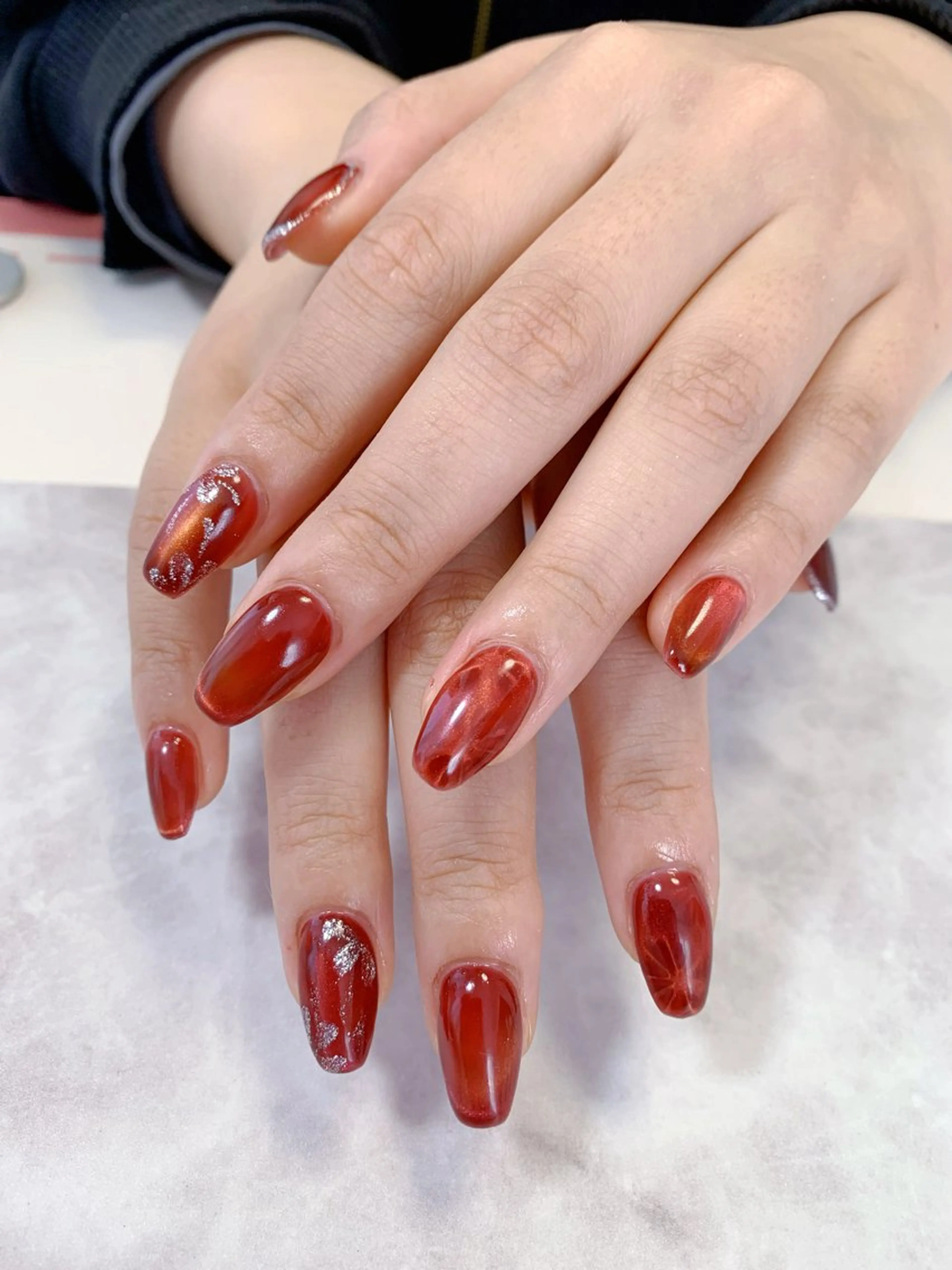 【他店オフ無料自爪のみ】マグネットジェルベース/アート4本までの写真