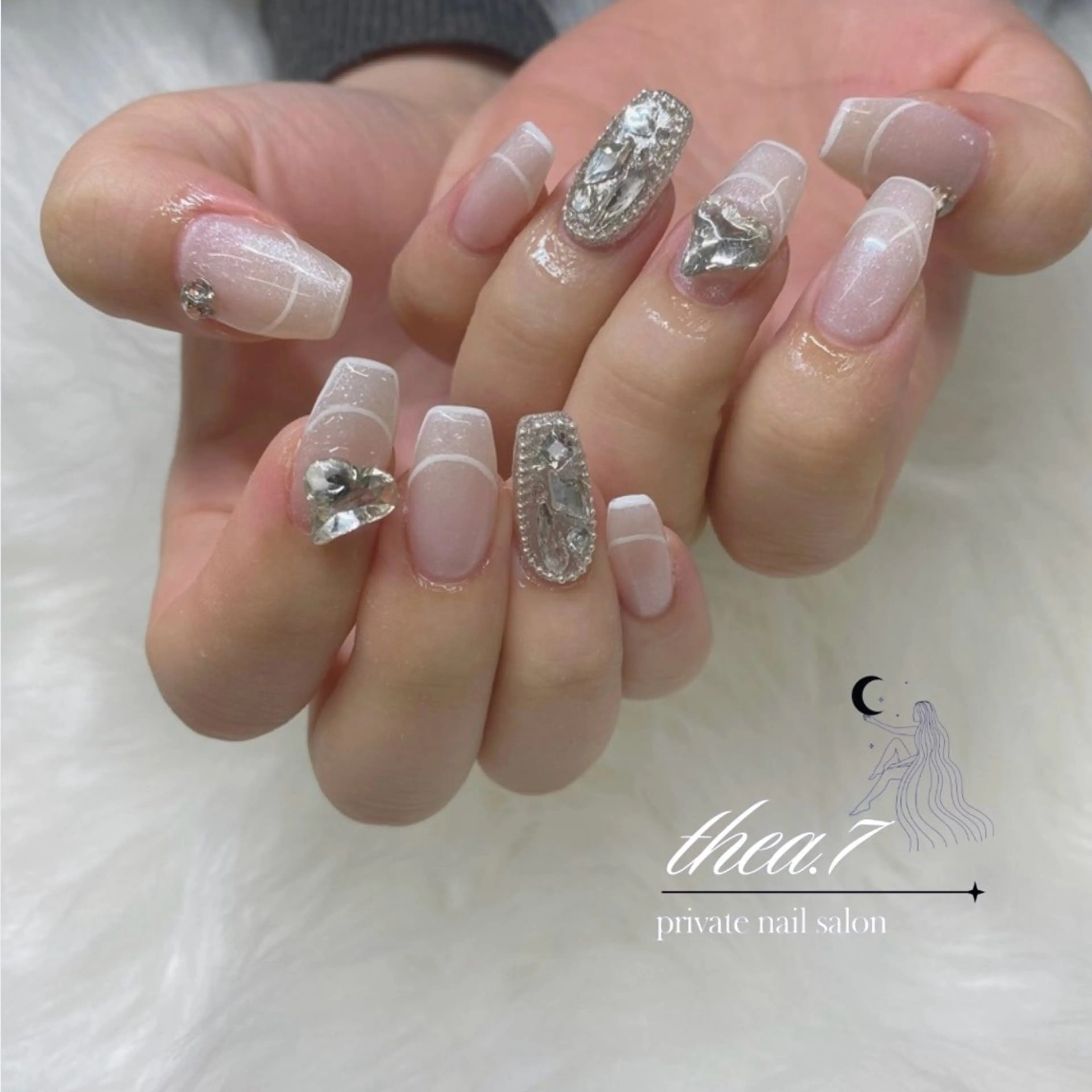 ネイル フレンチネイル ハンドネイル thea.7 【テアナ】のネイルデザイン