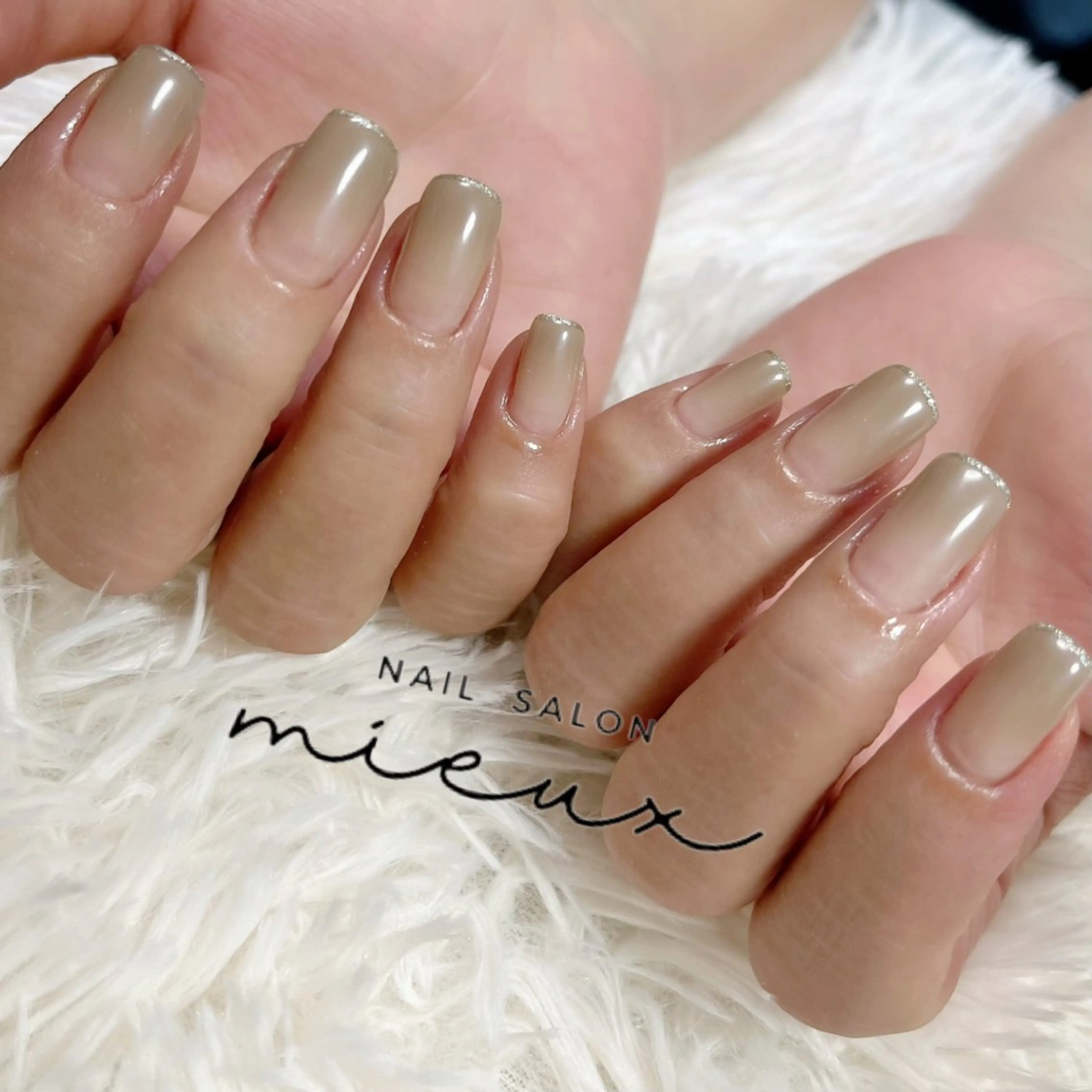 ネイル ラメ(グリッター) ハンドネイル nail salon  mieux所属・nailsalon mieuxのネイルデザイン