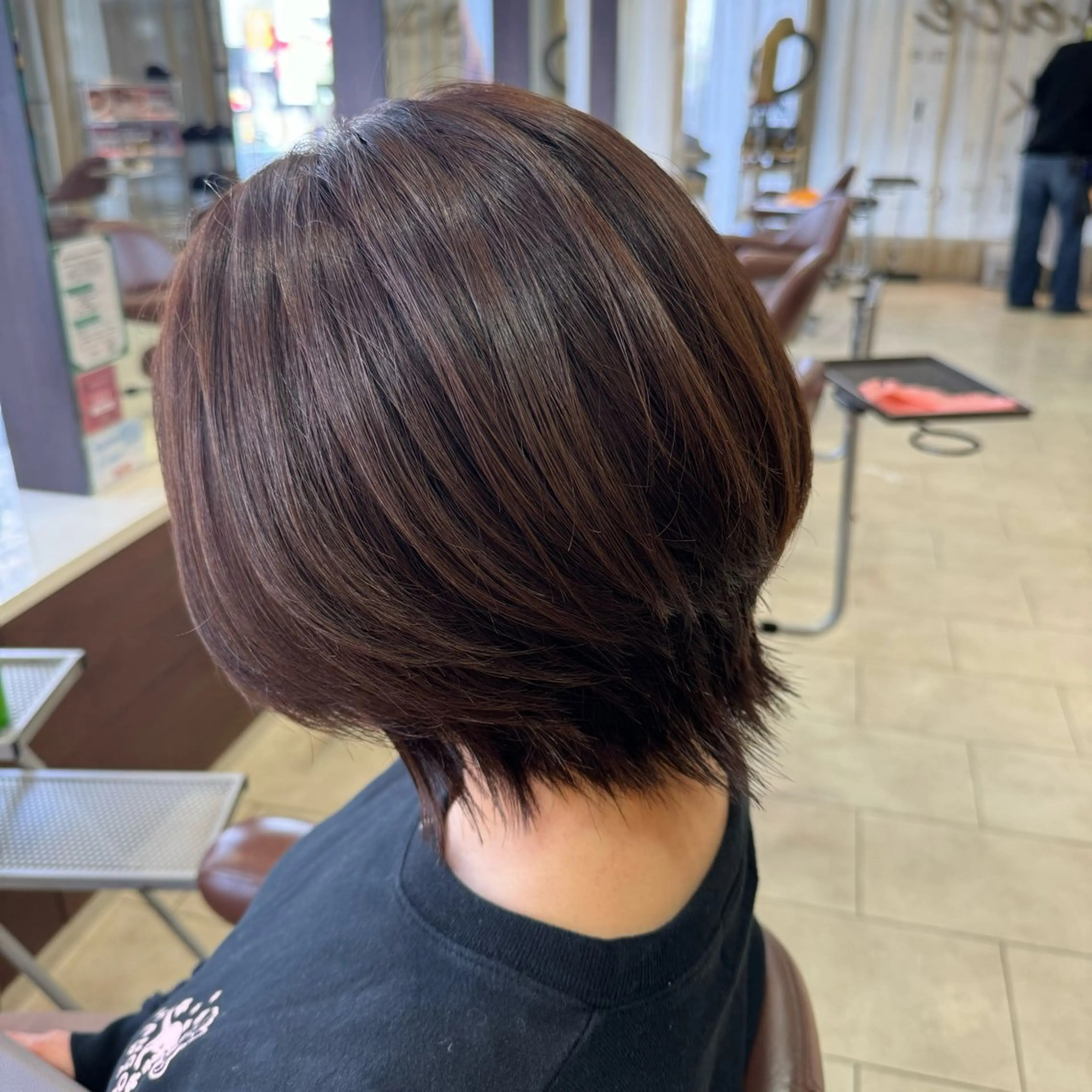 ショート 🍒暖色カラー🍒 ✨髪質改善✨西村亜弥のヘアスタイル