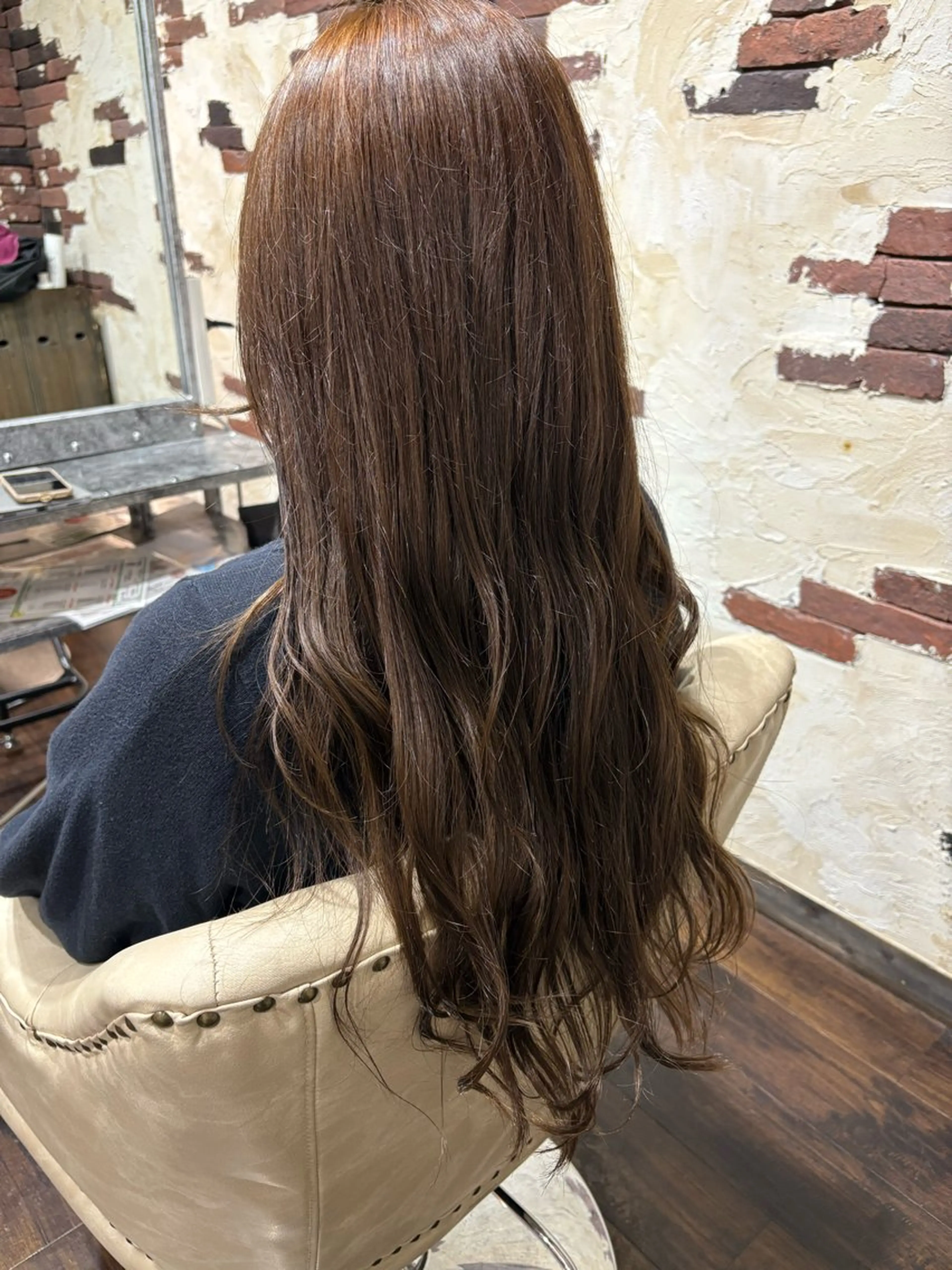 ロング カラー Calbari 鎌田美歩のヘアスタイル