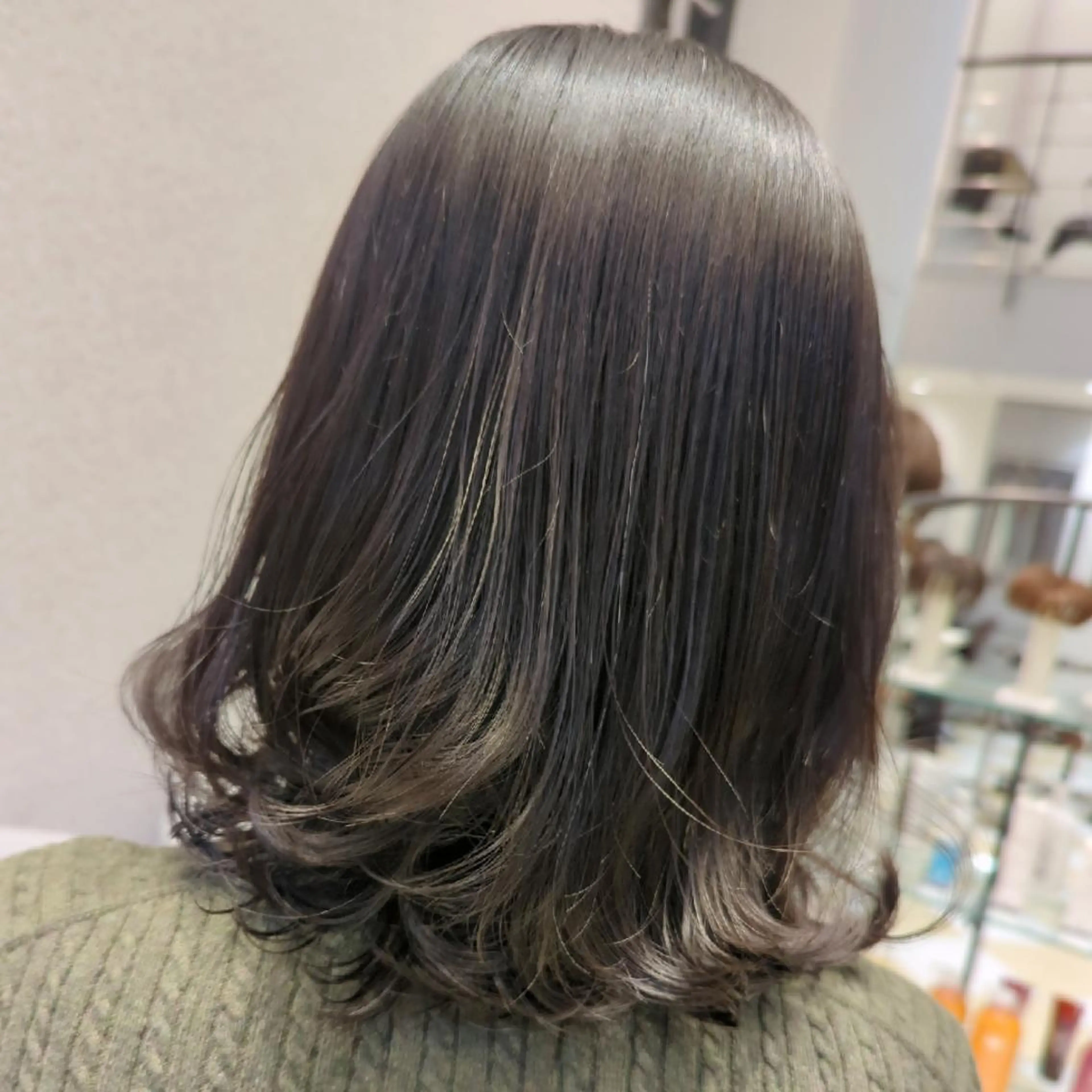 ミディアム ヘアカラー トリートメント ヘアセット 知念 香トータル ビューティー🌷のヘアスタイル