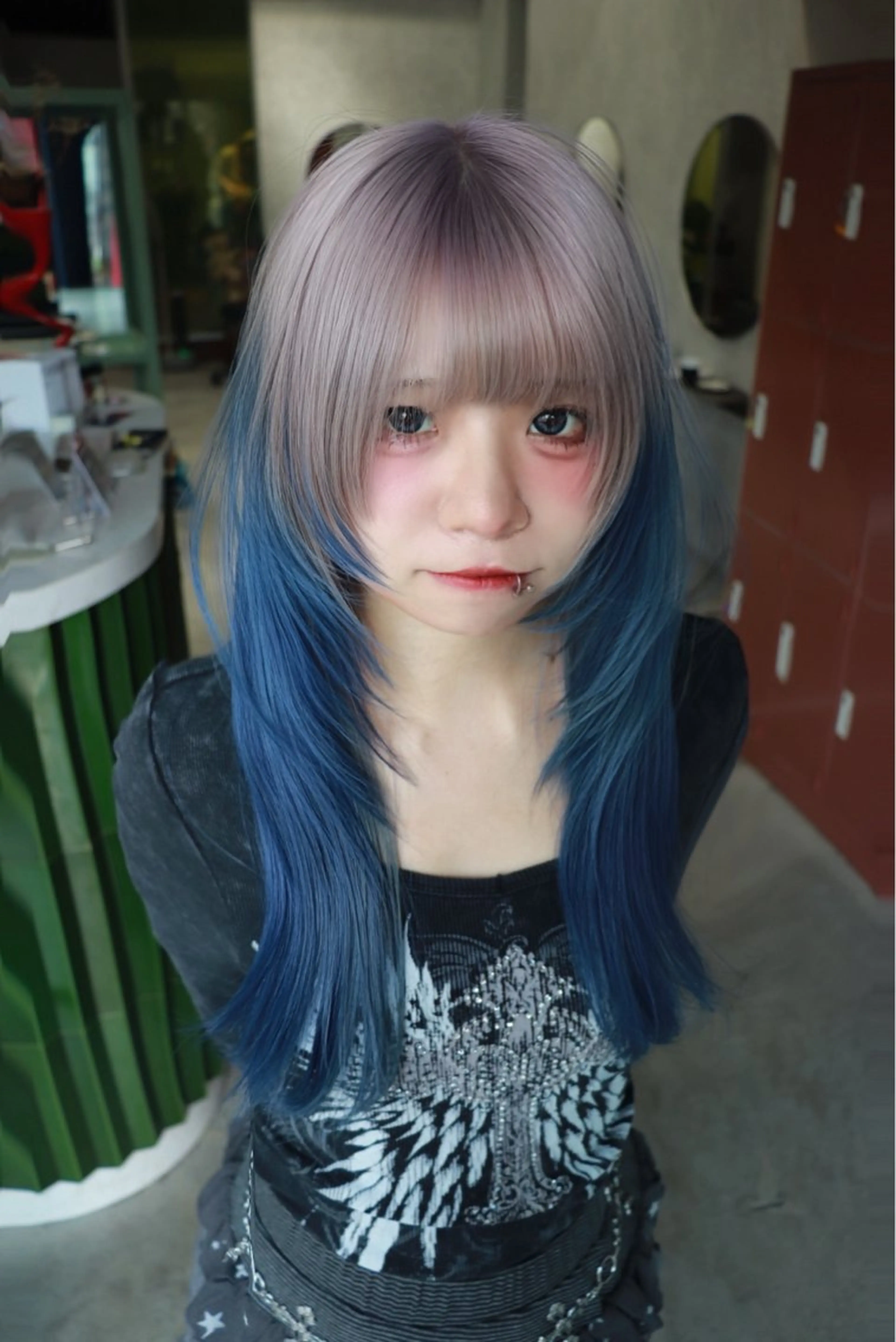 ロング カラー カット ヘアカラー トリートメント ヘアセット 🧡色落ちまで2度綺 麗なカラー🧡ヨシキのヘアスタイル