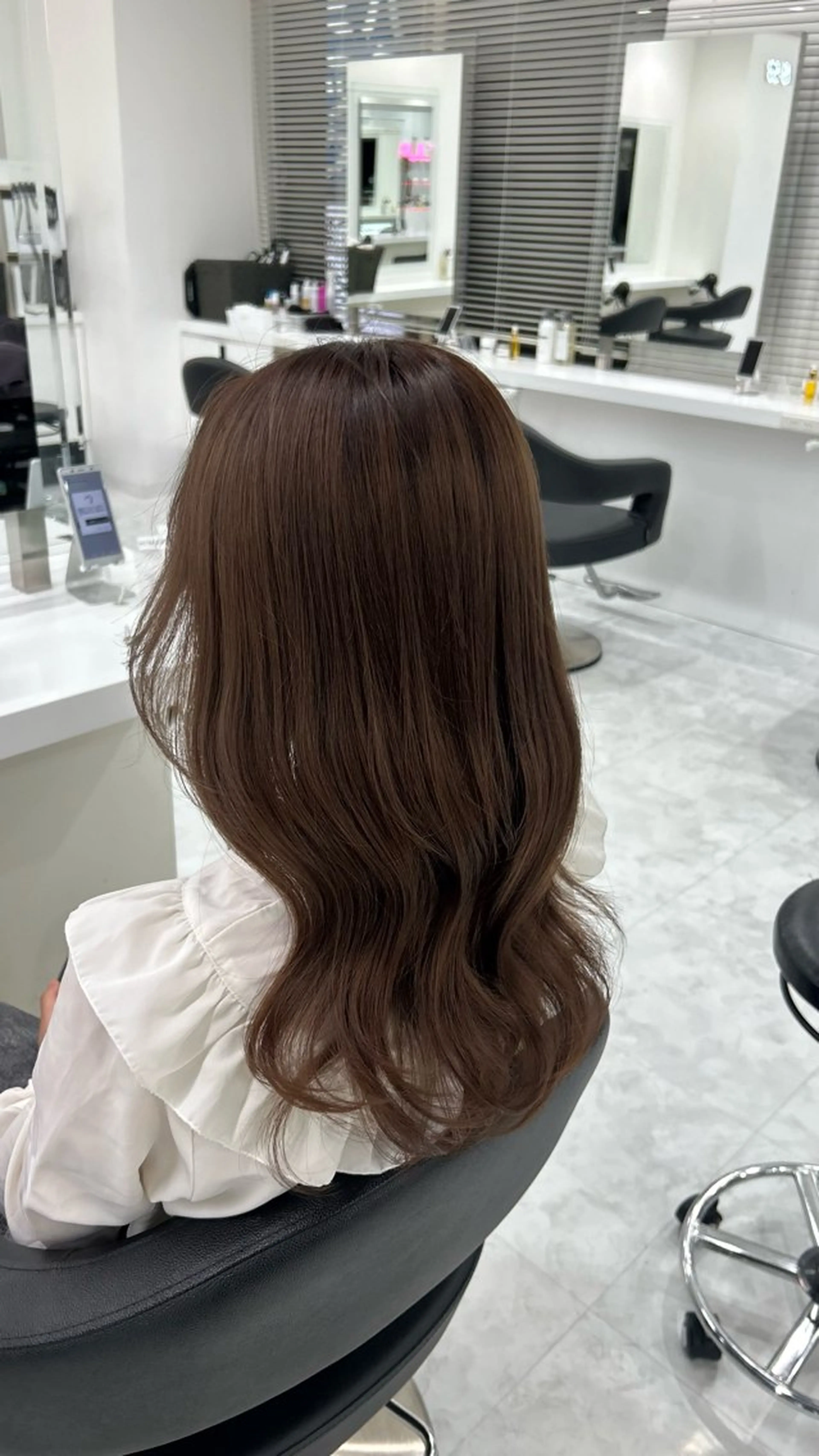 ロング カラー パーマ ヘアアレンジ メンズ キッズ 盛れ韓国ハイトーン 🎀Himari🎀のヘアスタイル