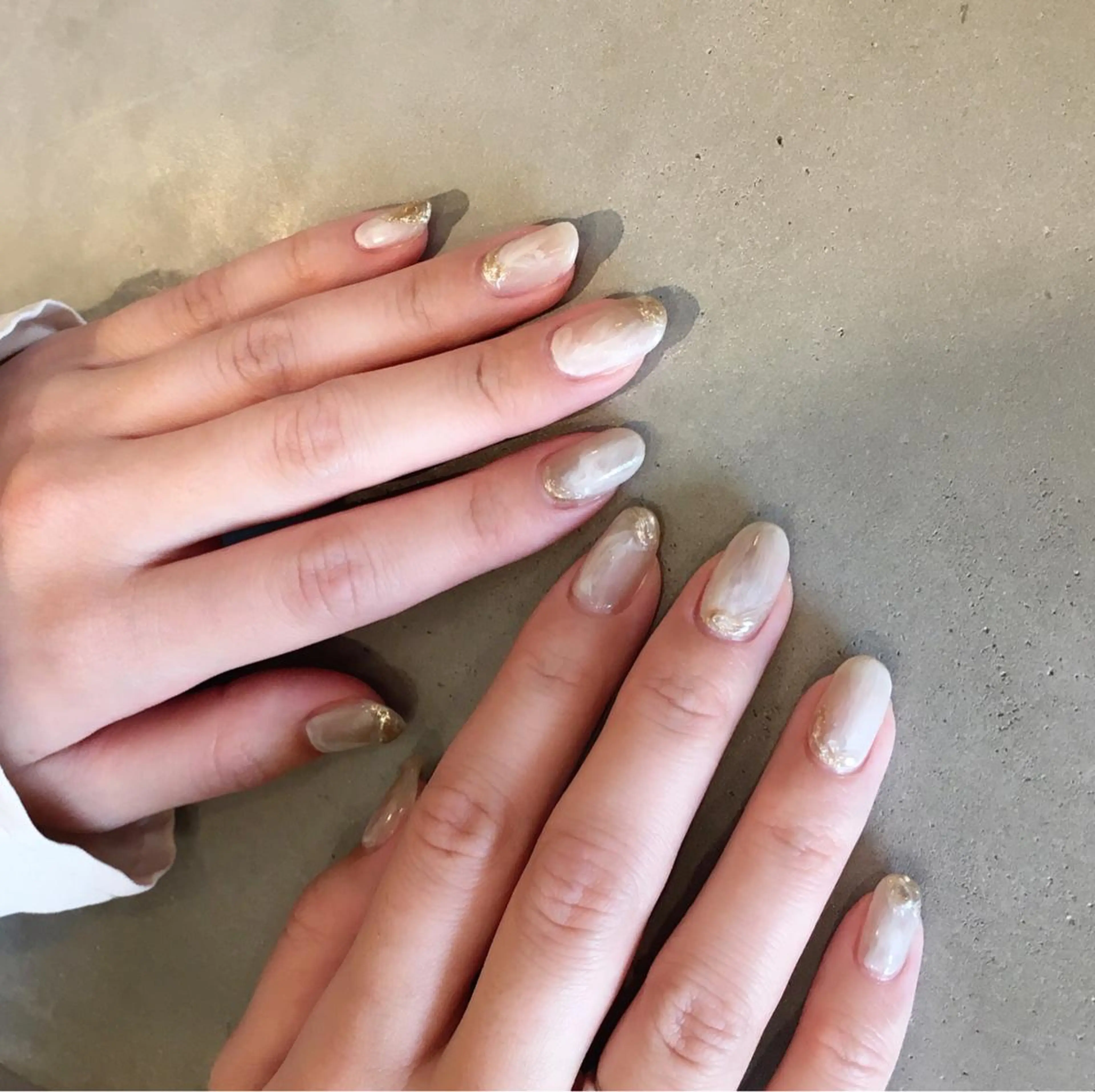 ネイル アートネイル 長さ出し ジェルネイル マットネイル ミラーネイル ハンドネイル nail salon Soeurのネイルデザイン