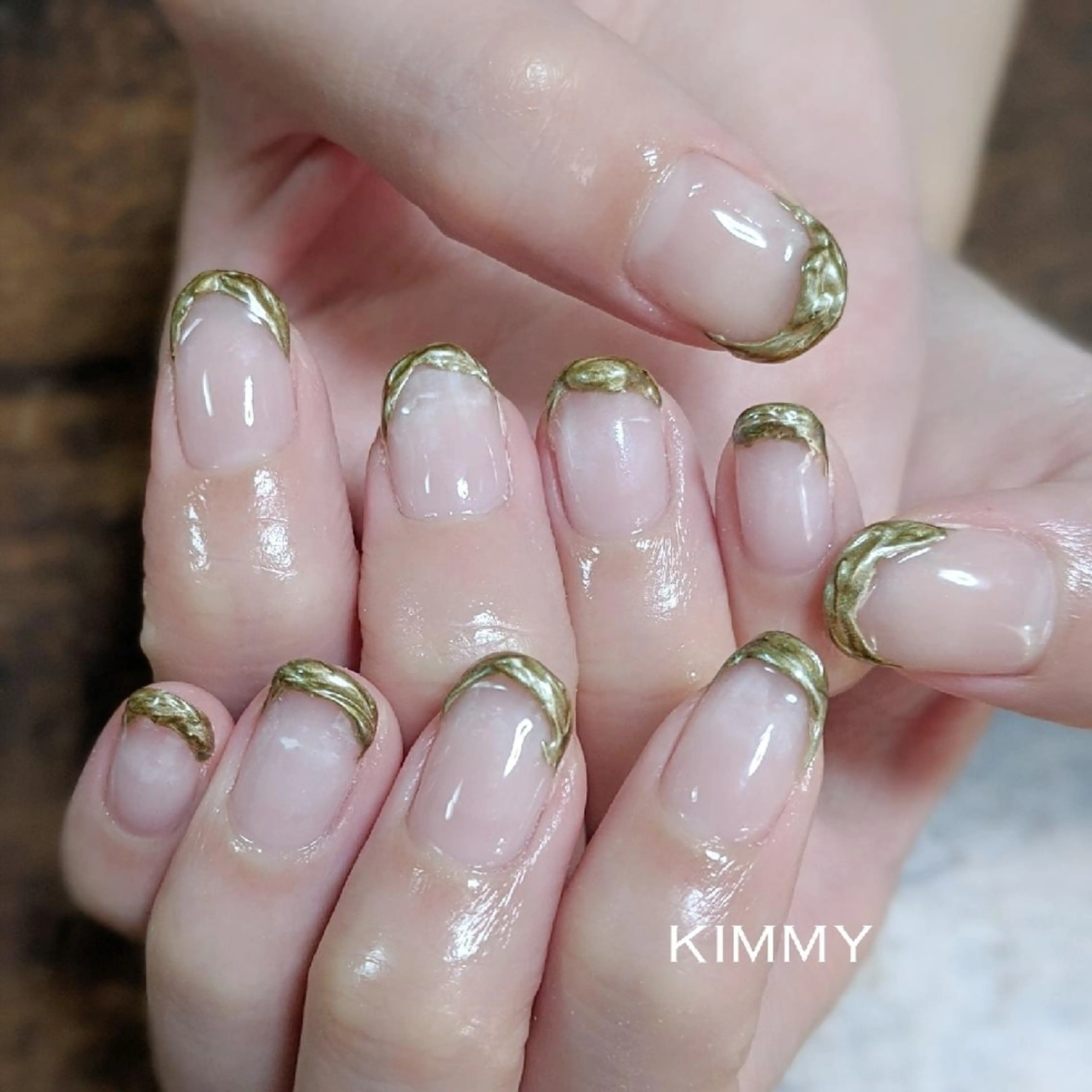 ネイル クリアネイル ハンドネイル kimmy nailsのネイルデザイン
