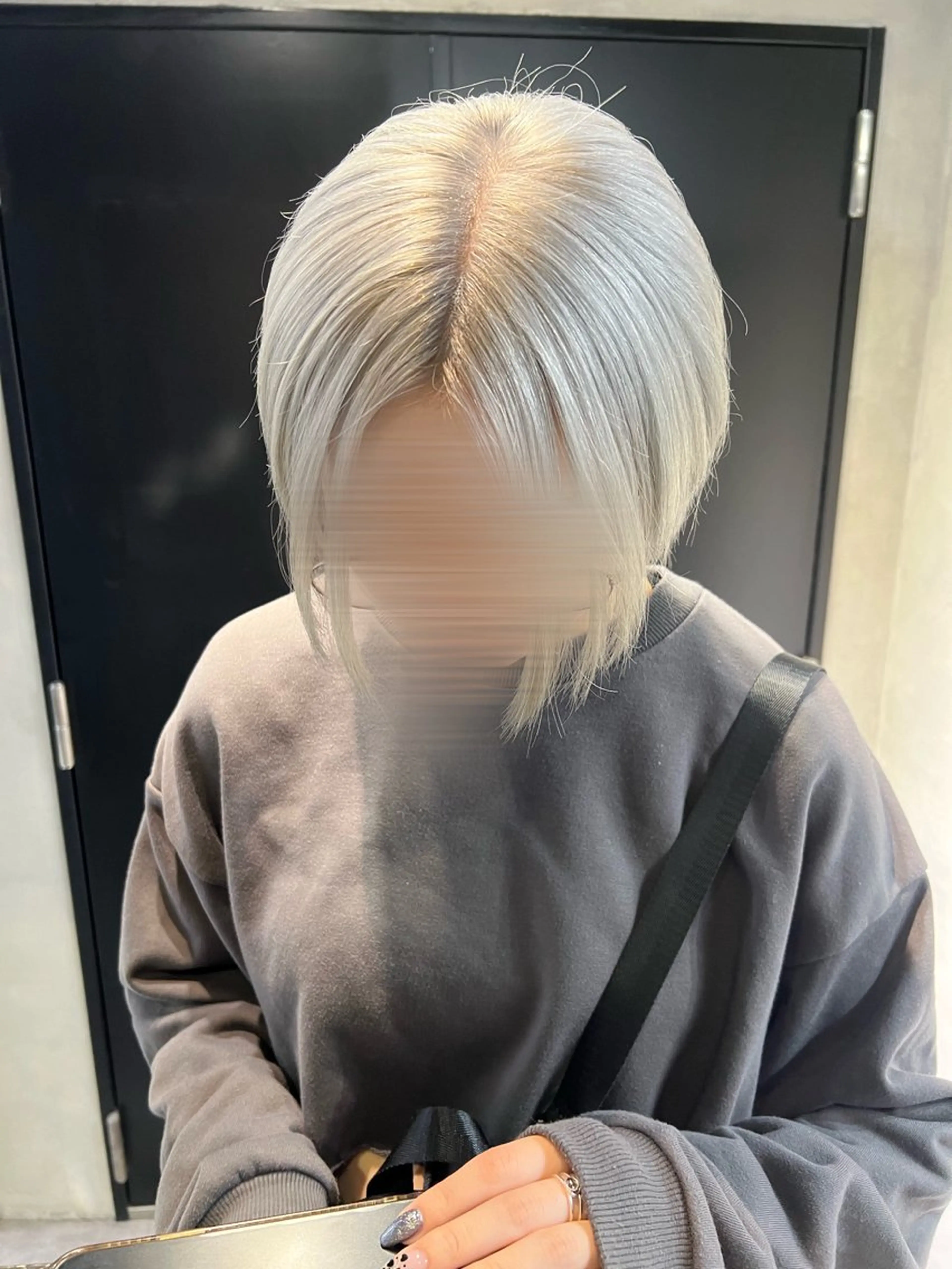 ショート カラー ヘアアレンジ シールエクステ アディクシーカラー アッシュ バレイヤージュ ベージュカラー ar+ ❤︎ maiのヘアスタイル