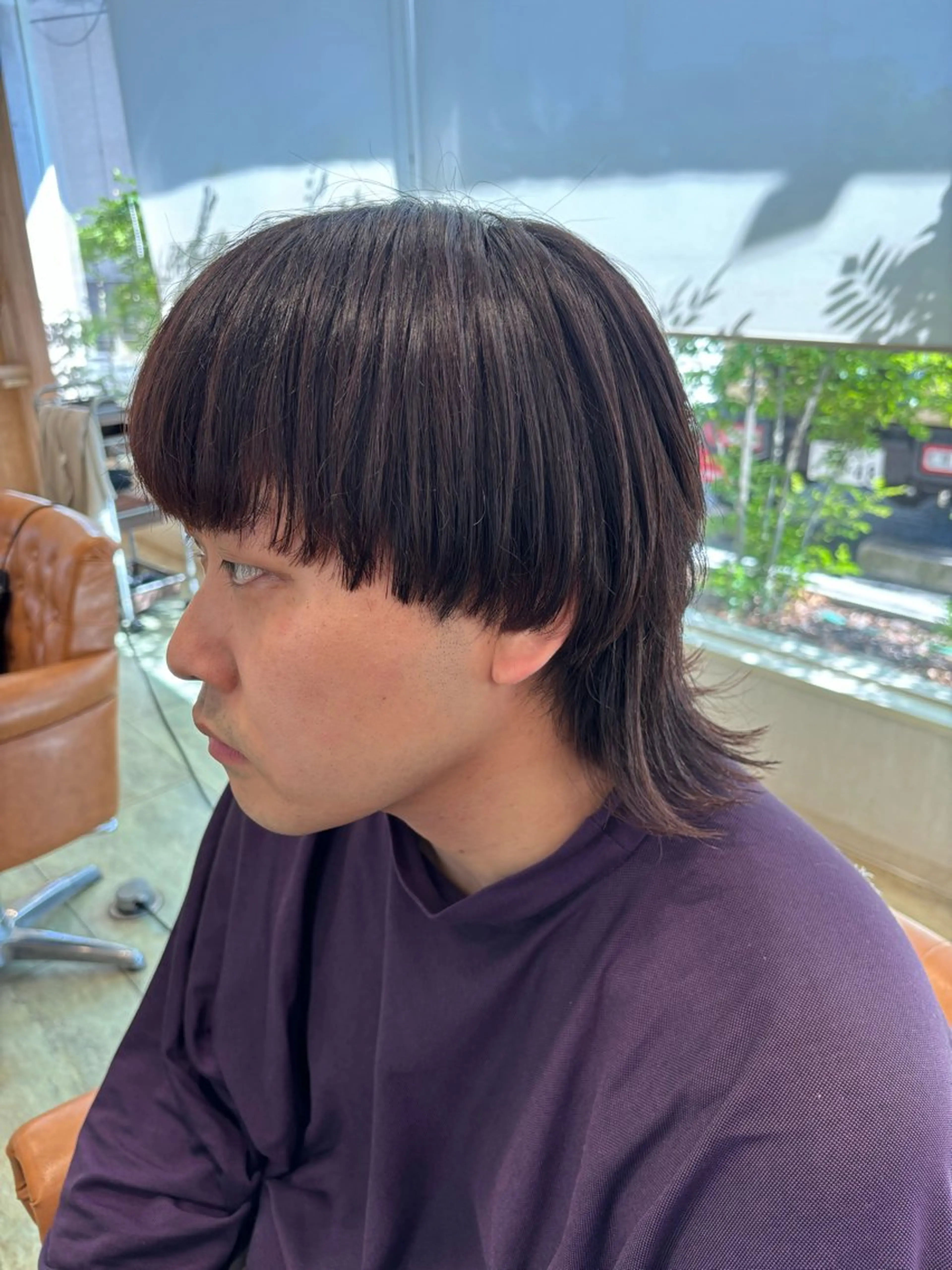 メンズ YURINO /ボブ ベージュ/ハイトーンのヘアスタイル